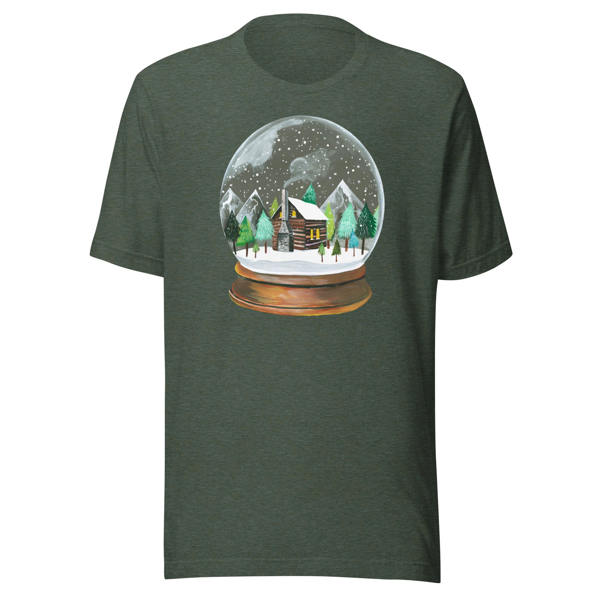 Snowglobe T-Shirt Heather Forest