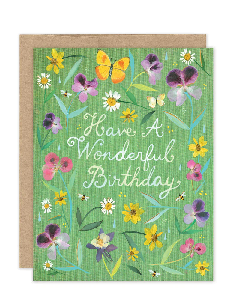 Violet Petals - Luxe Birthday Card