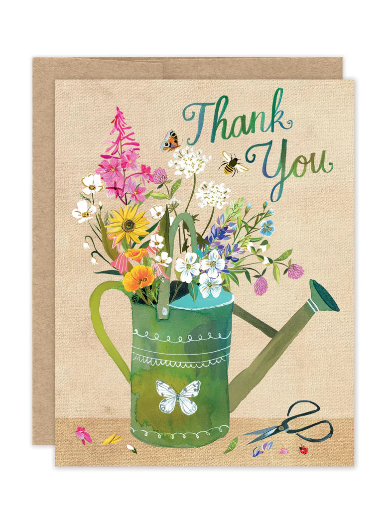Watering Can - Luxe Thank You Card
