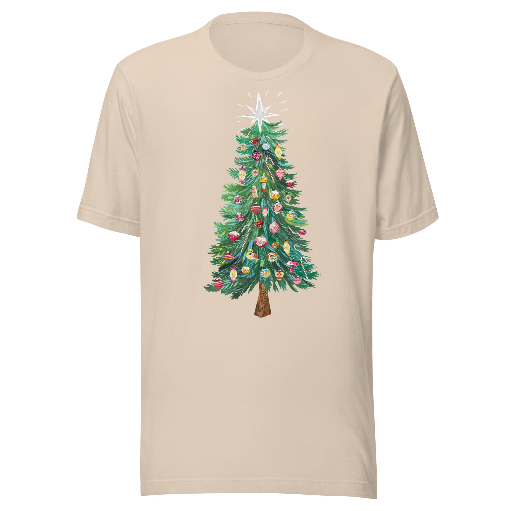 Christmas Tree T-Shirt Soft Cream