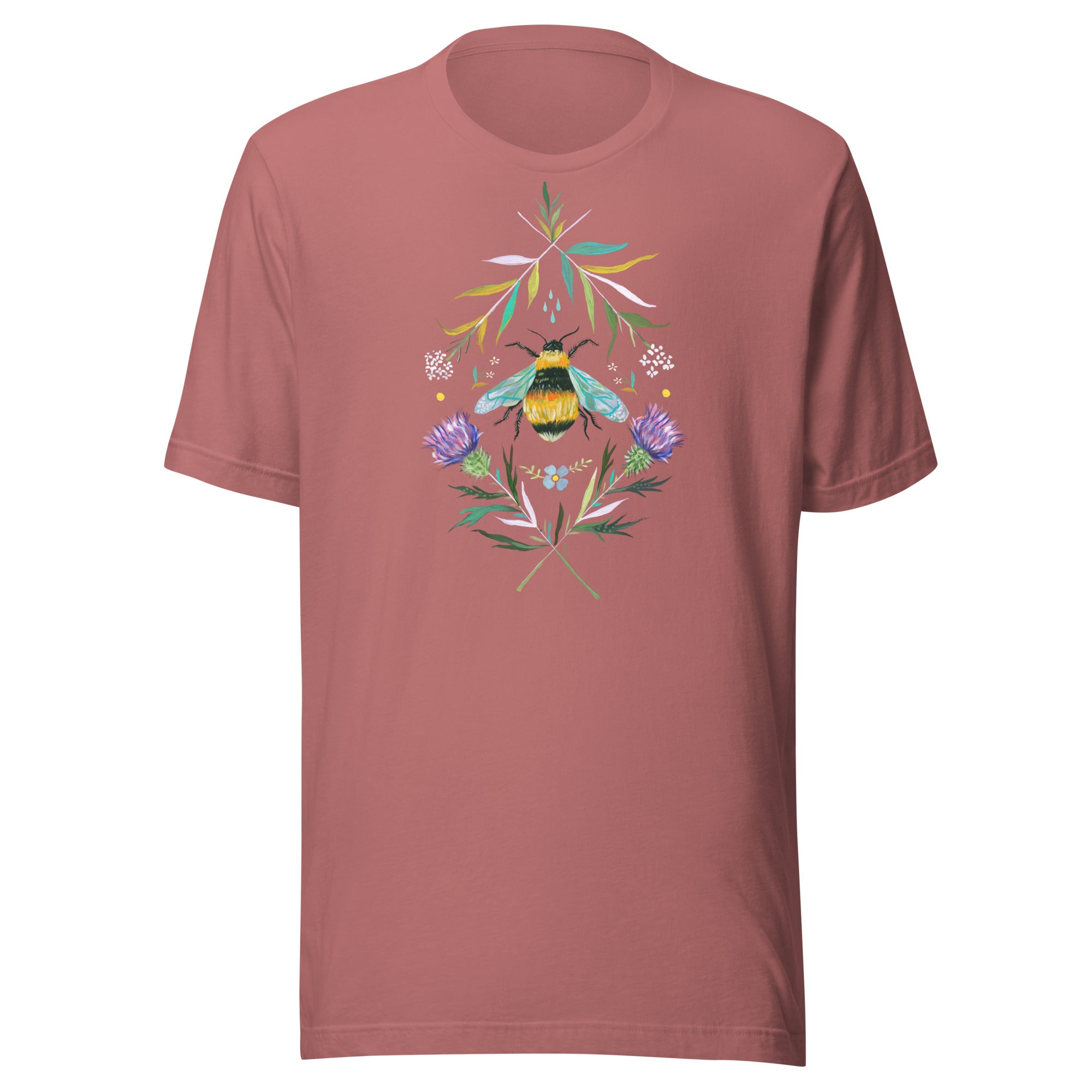 Bee Unisex T-Shirt Mauve