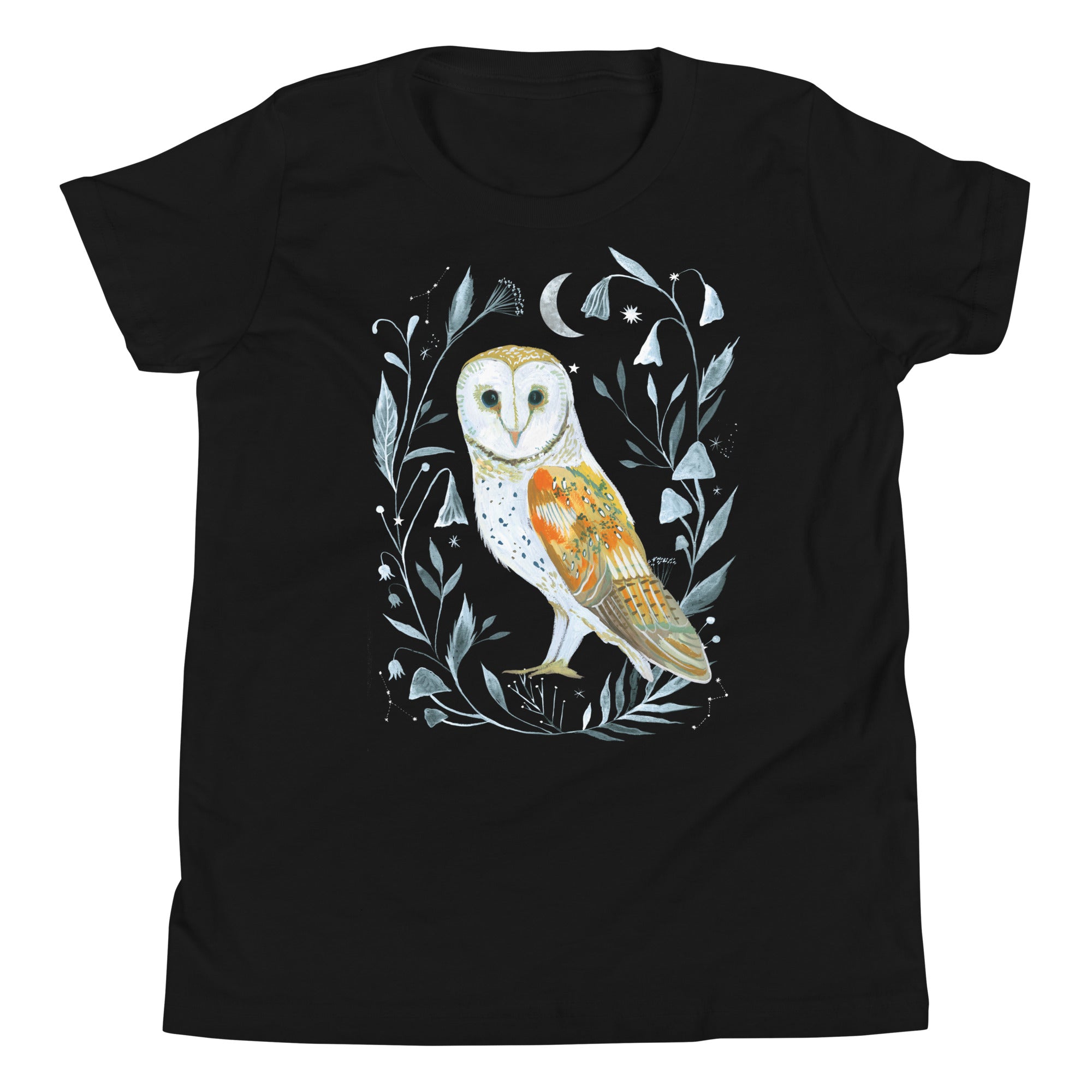 Barn Owl T-Shirt Black
