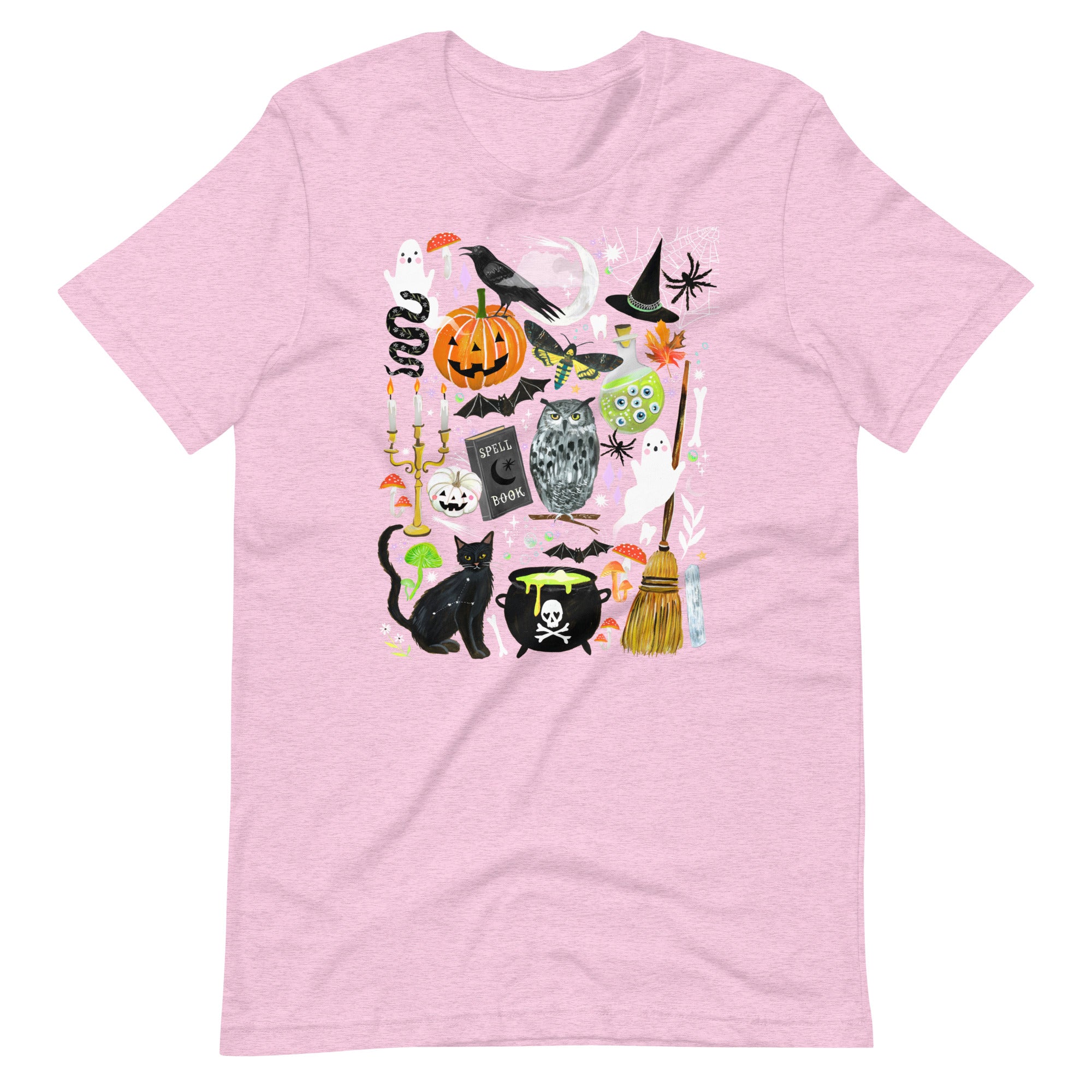Halloween T-Shirt Heather Prism Lilac