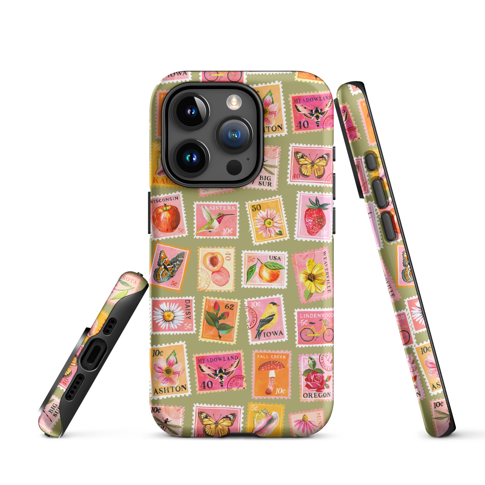 Stamp Collection Tough Case for iPhone® iPhone 15 Pro Matte iPhone 11