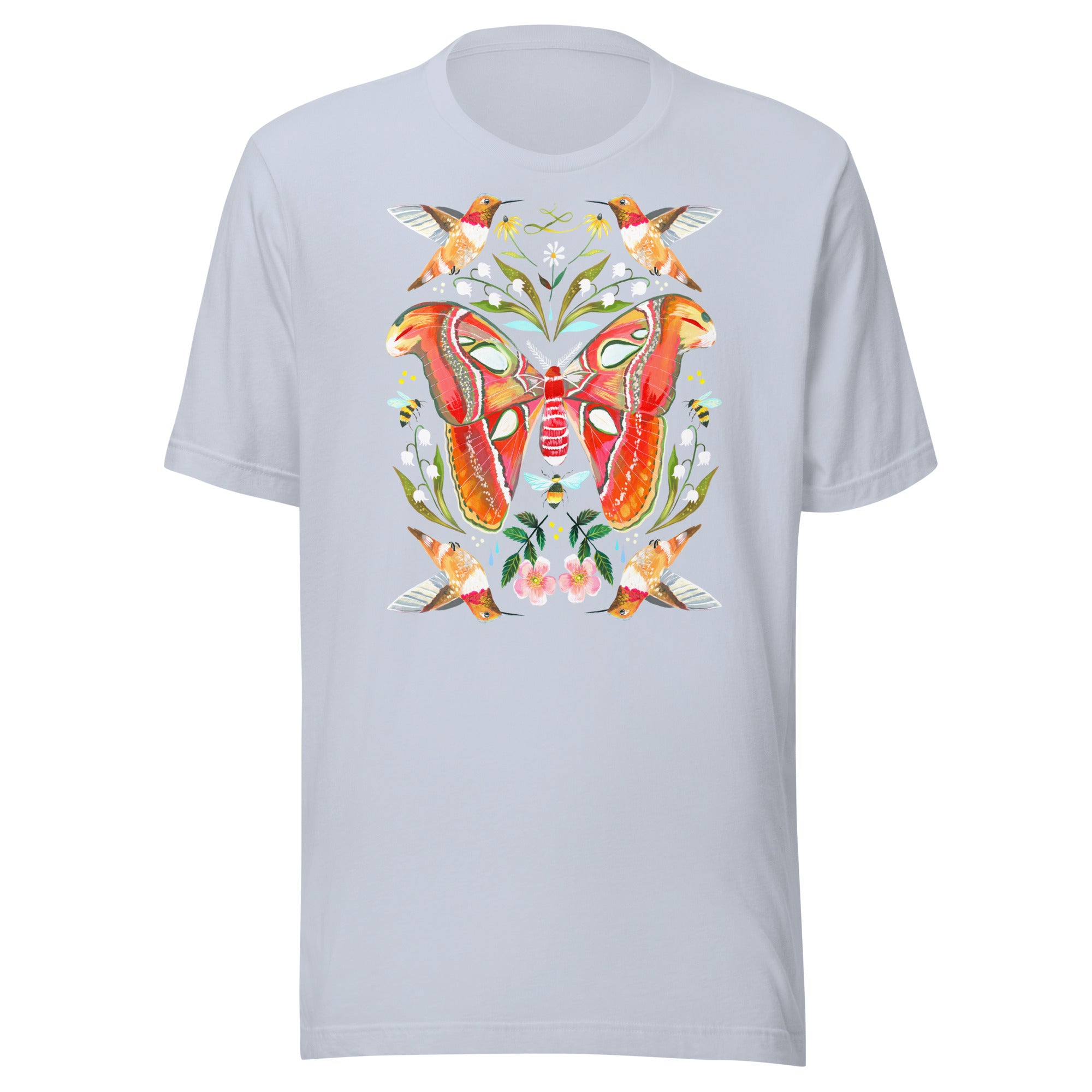Atlas Moth T-Shirt Light Blue