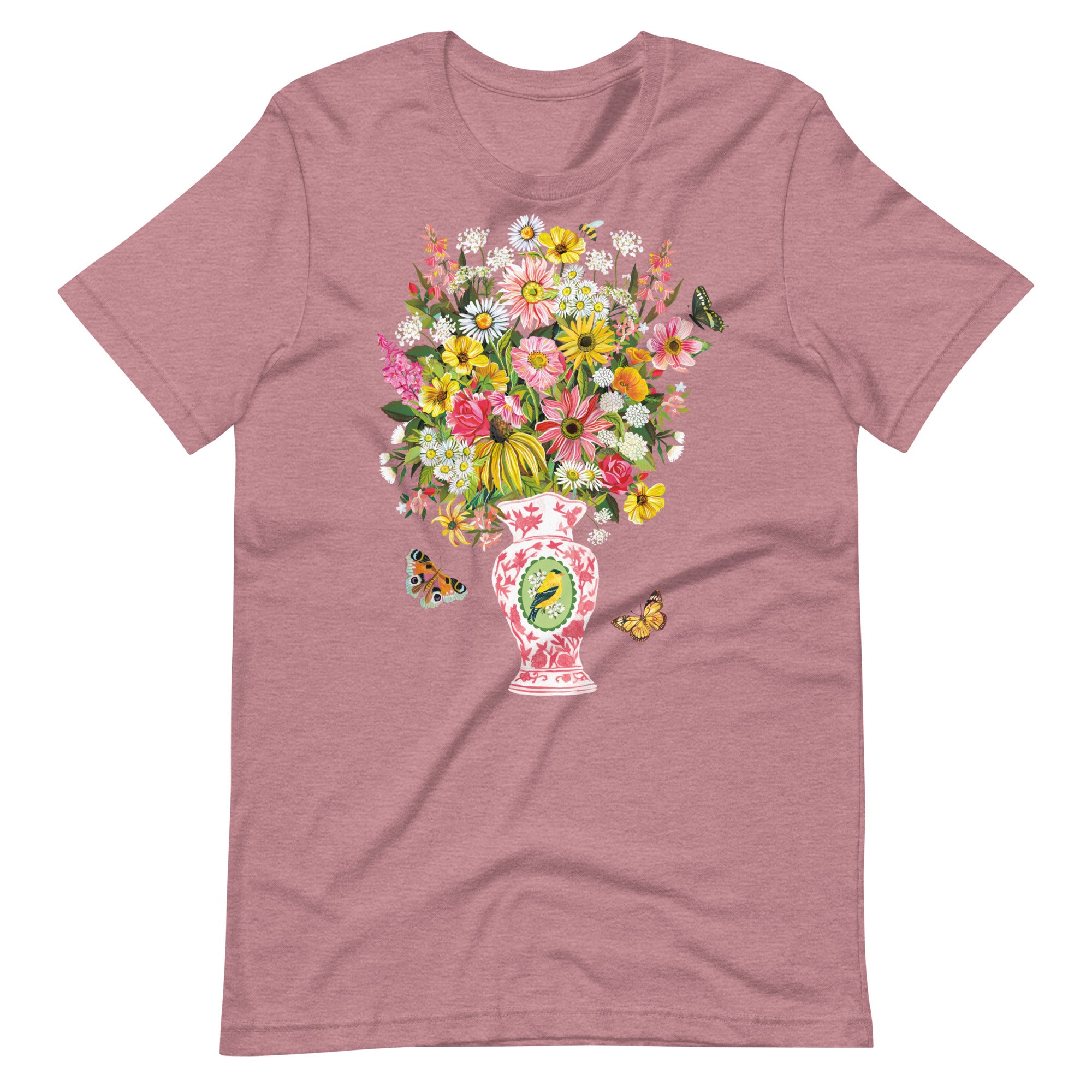 Bouquet T-shirt Heather Orchid
