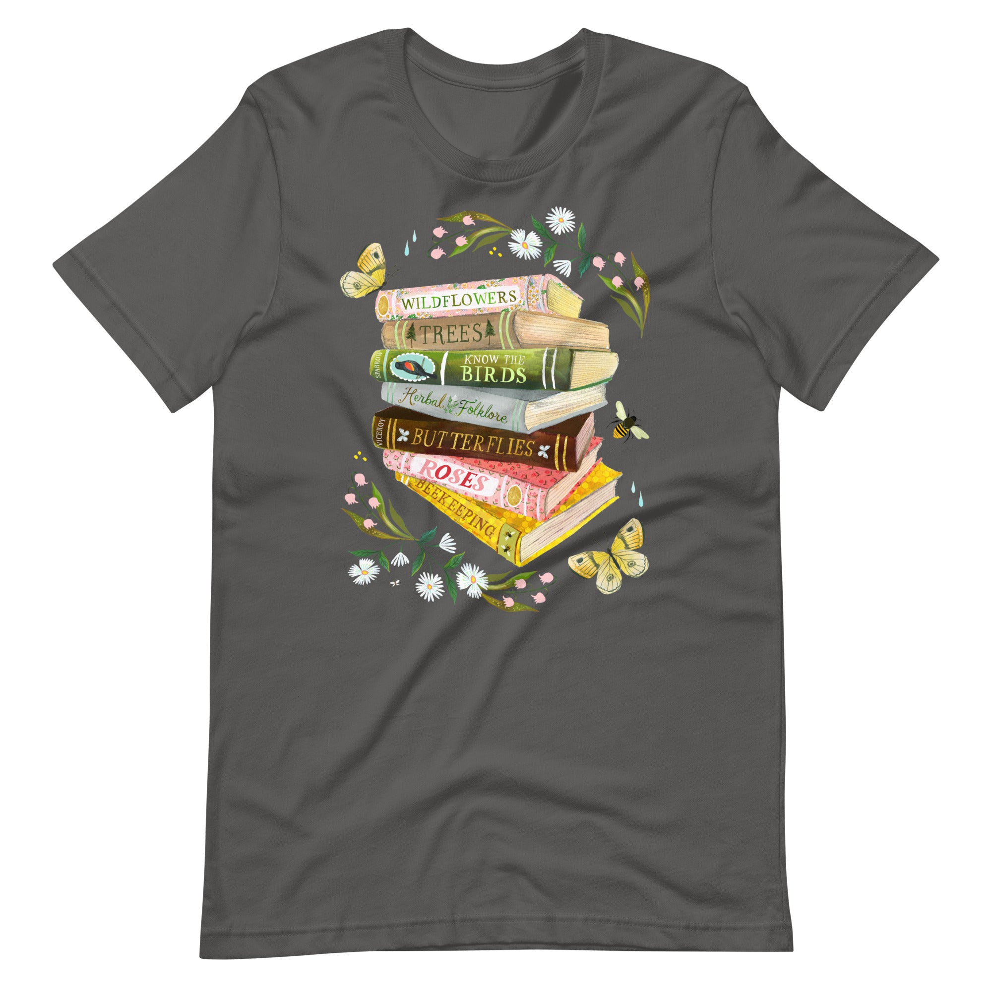 Books T-shirt Asphalt