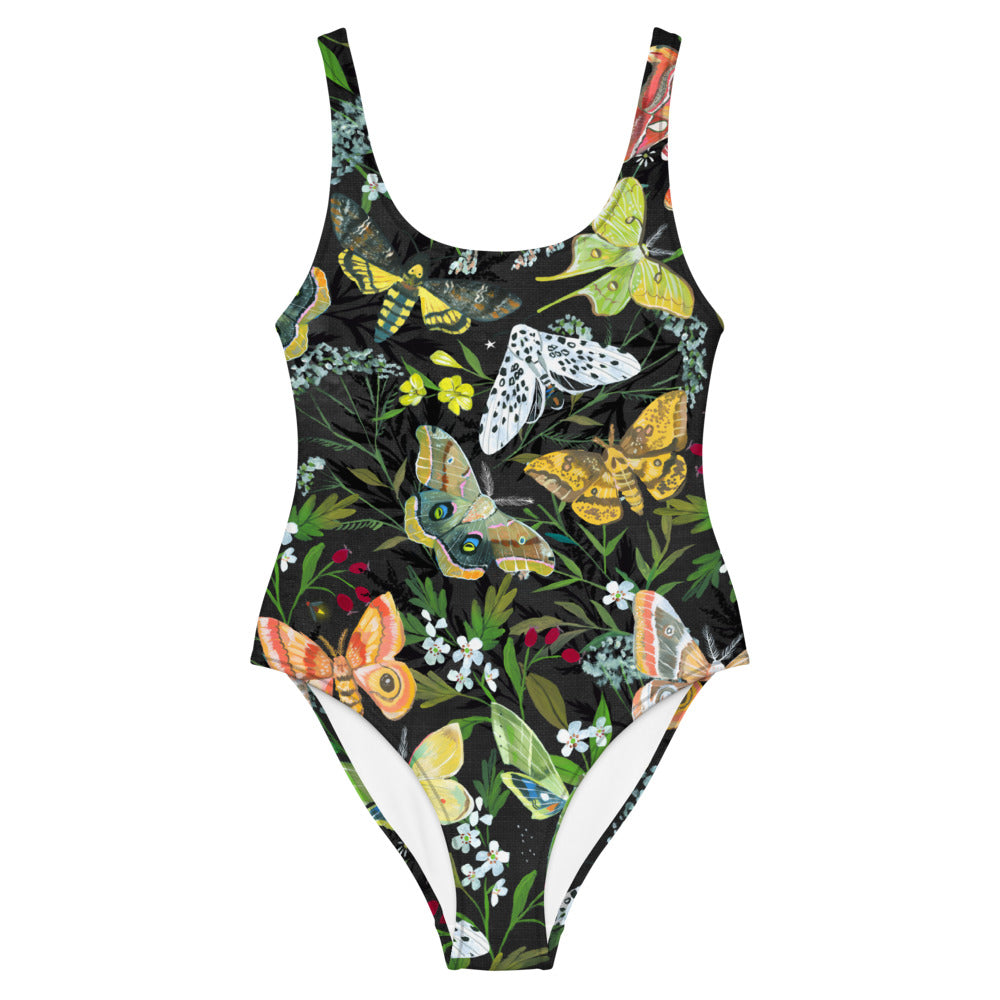 Night Garden One-Piece Swimsuit 3X