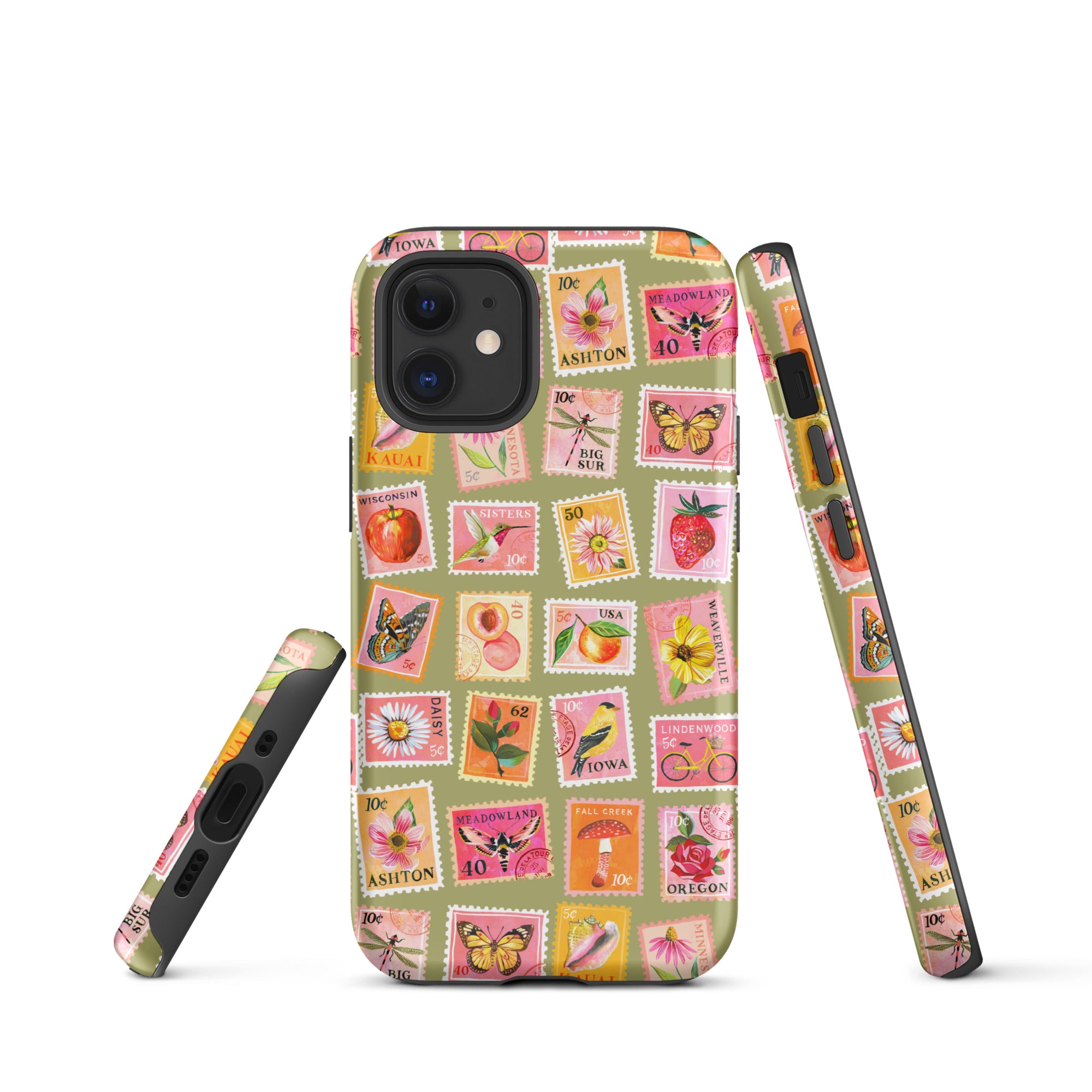 Stamp Collection Tough Case for iPhone® iPhone 12 mini Matte iPhone 11