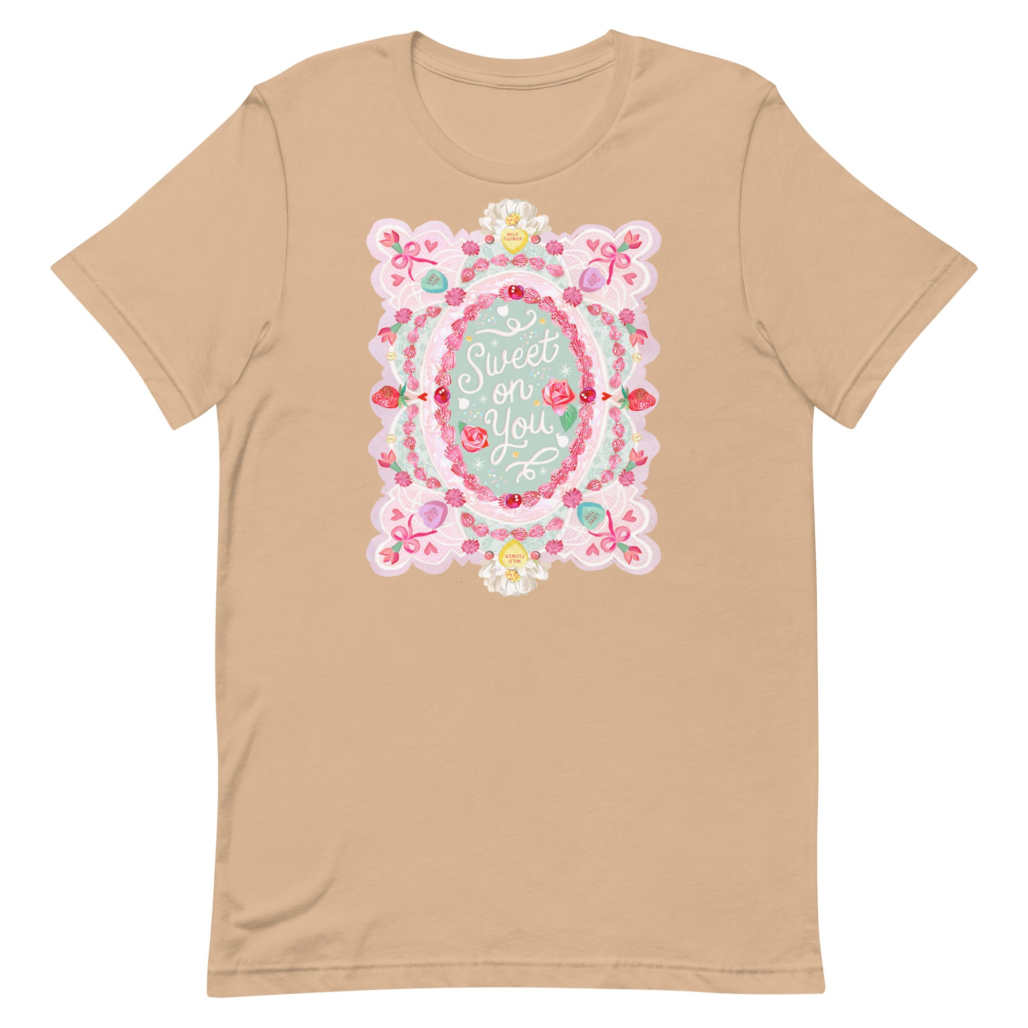 Sweet On You T-Shirt Tan