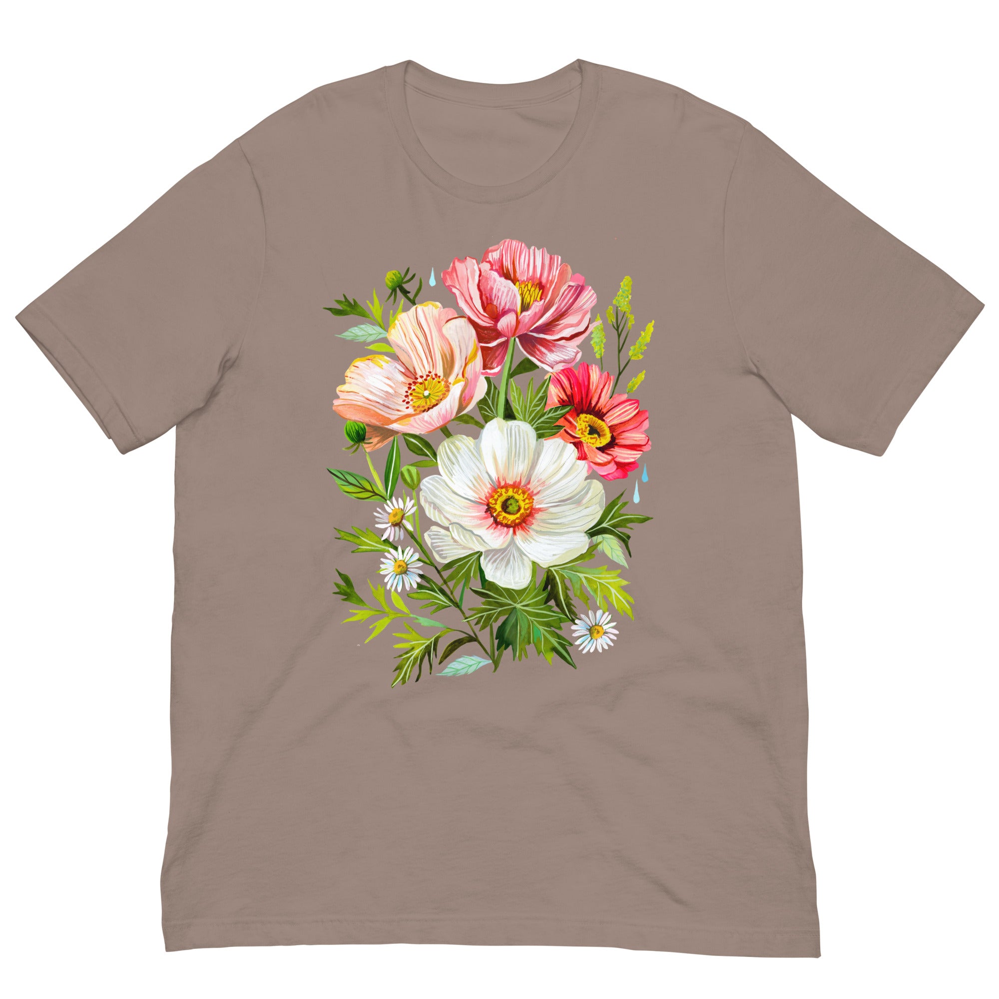 Lydia's Bouquet T-Shirt Pebble