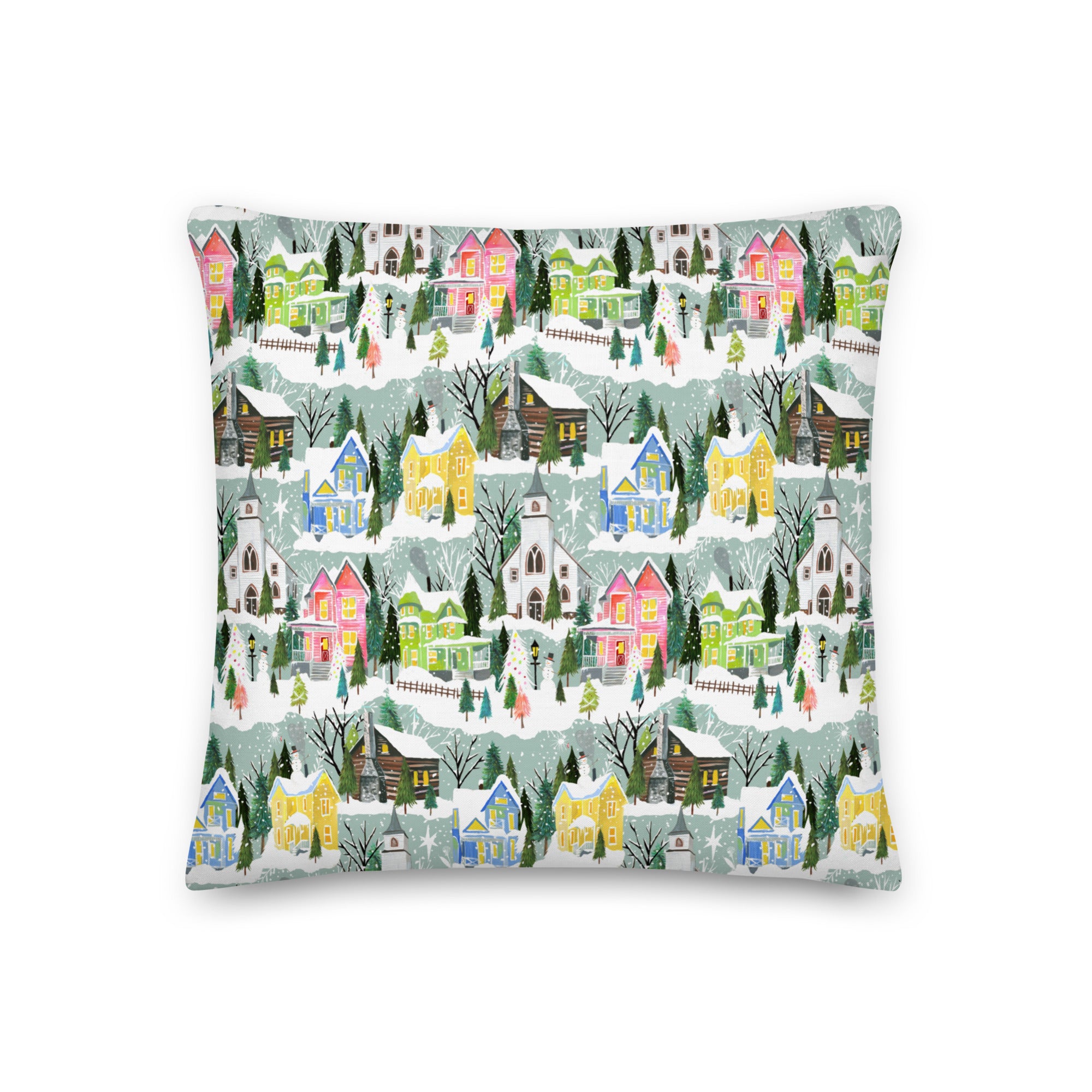 Holiday Town Pillow Default Title