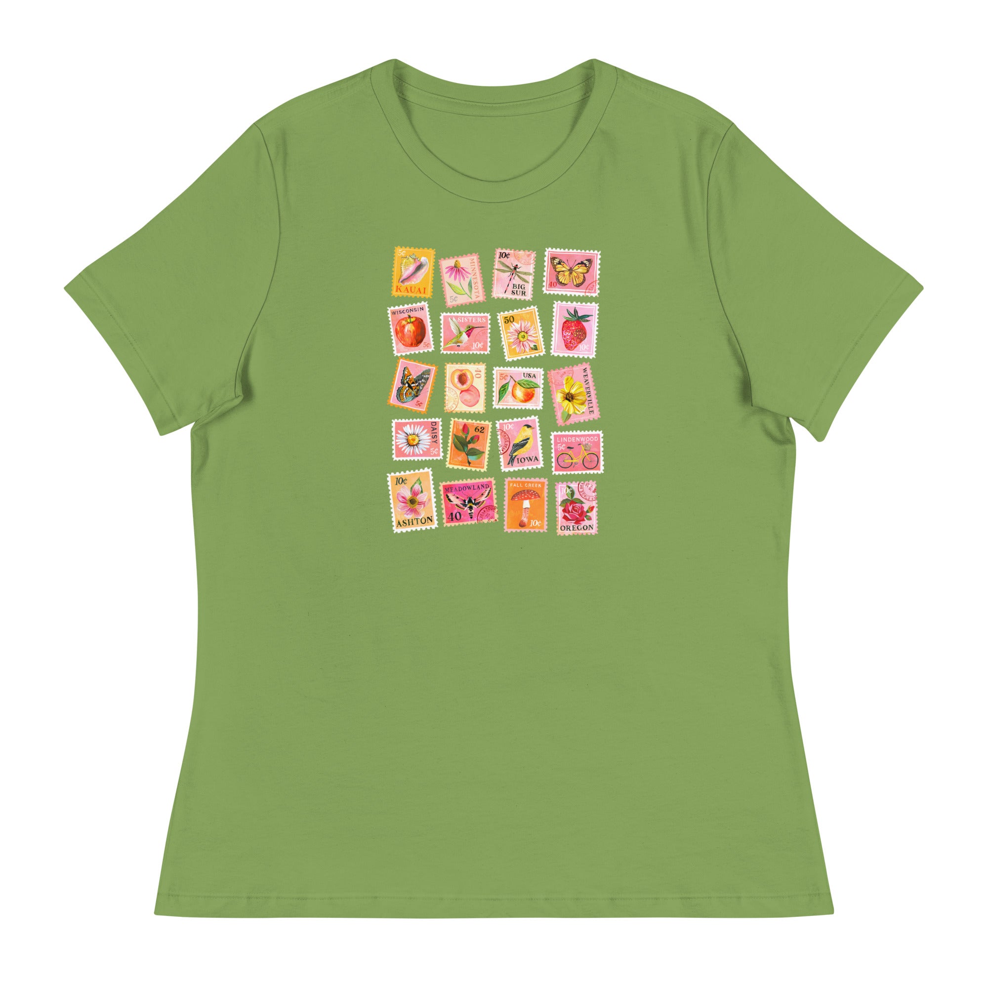 Stamp Collection T-Shirt Leaf