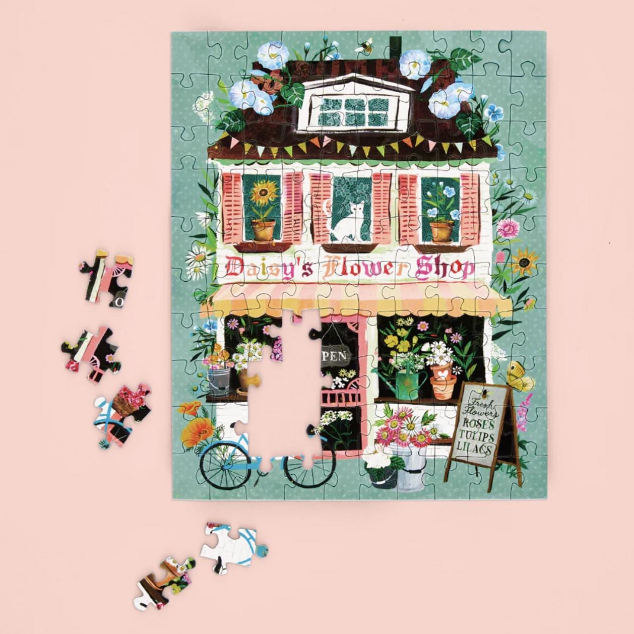 Flower Shop 100-Piece Puzzle