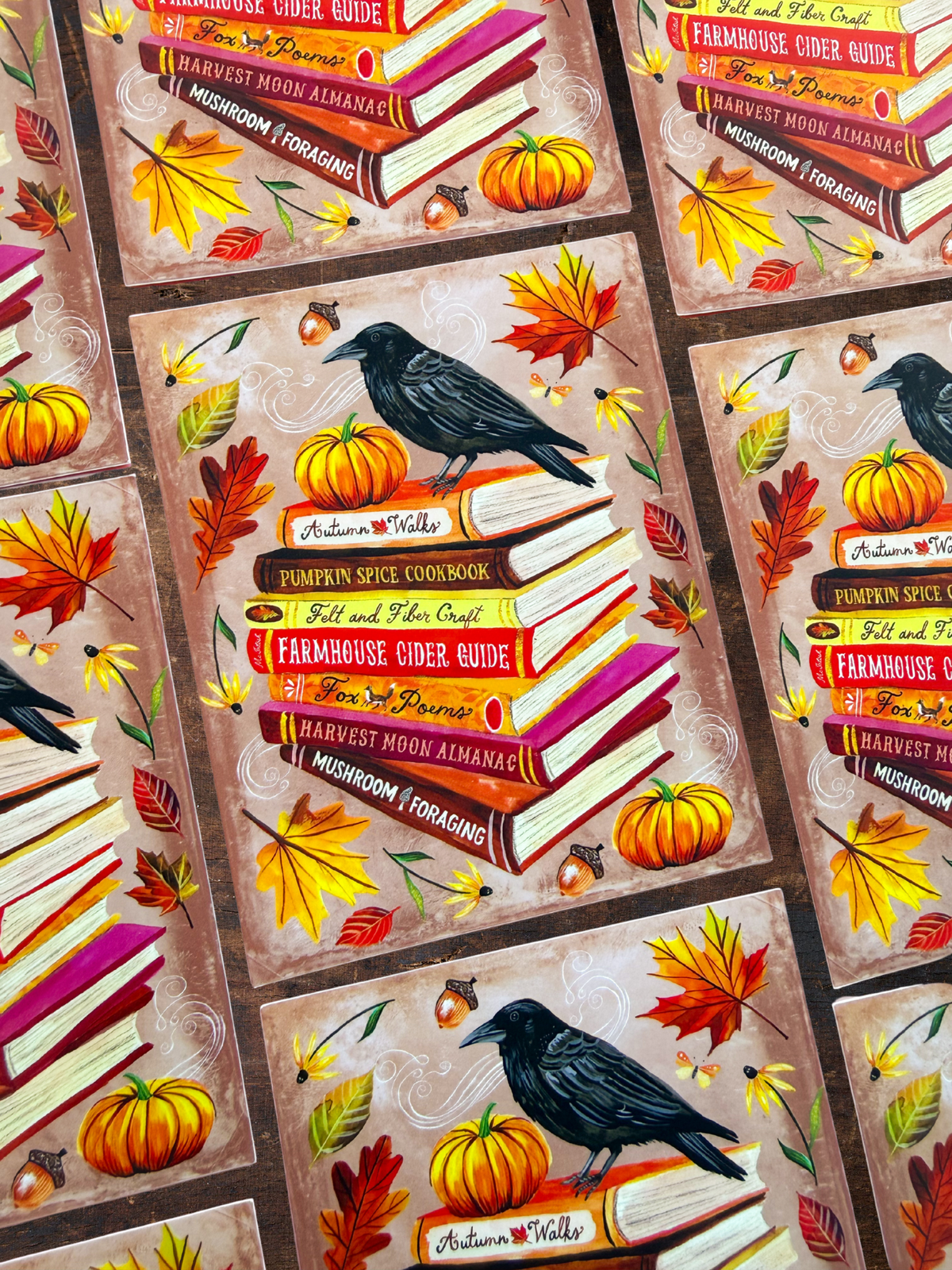 Autumn Library Sticker