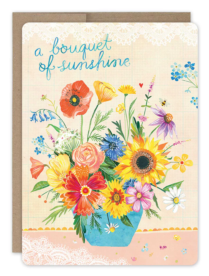Bouquet of Sunshine - Get Well Card