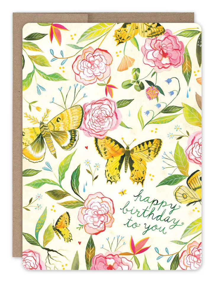 Birthday Butterfly - Greeting Card