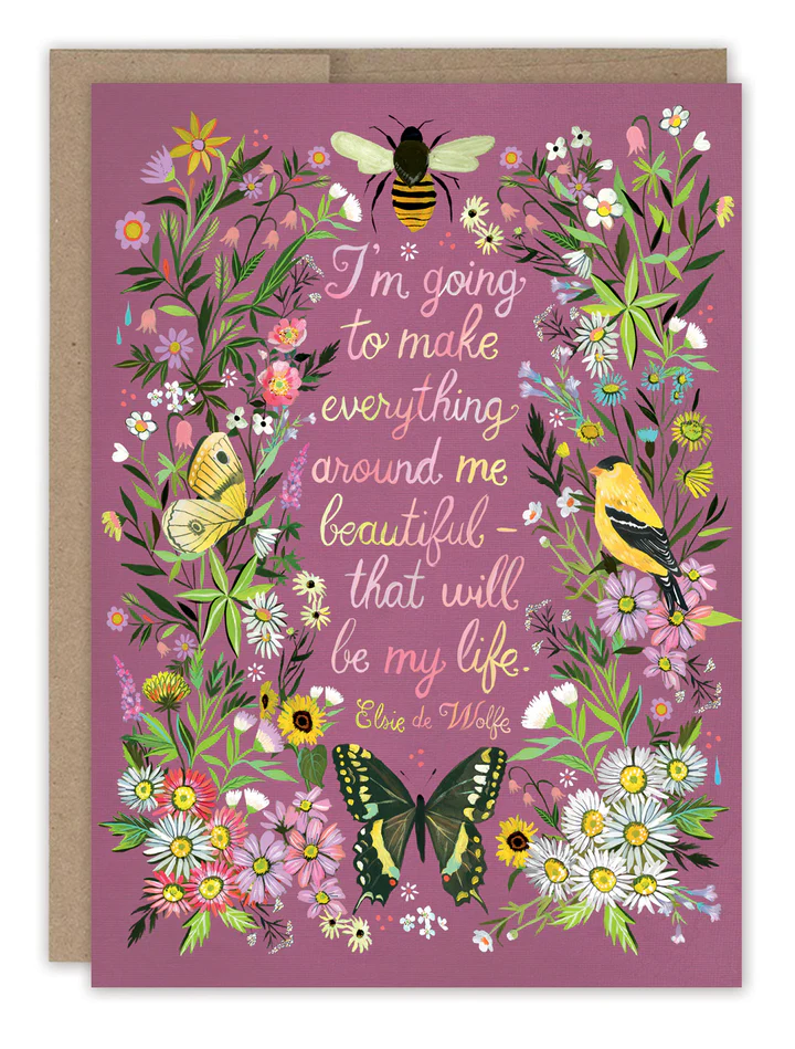Everything Beautiful - Birthday Card