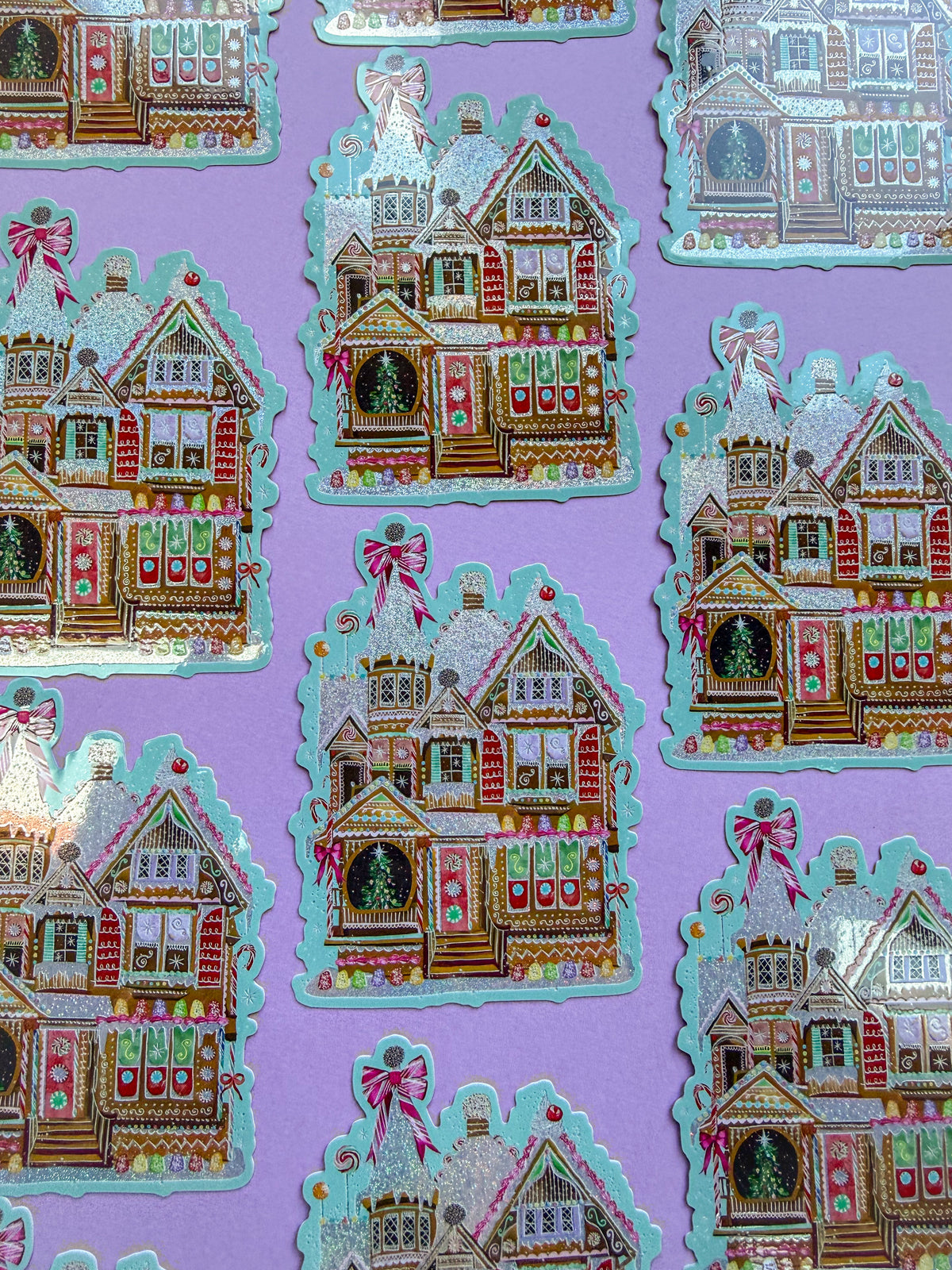 Gingerbread Palace Sticker