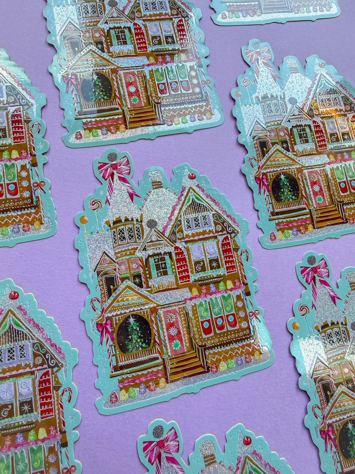 Gingerbread Palace Sticker