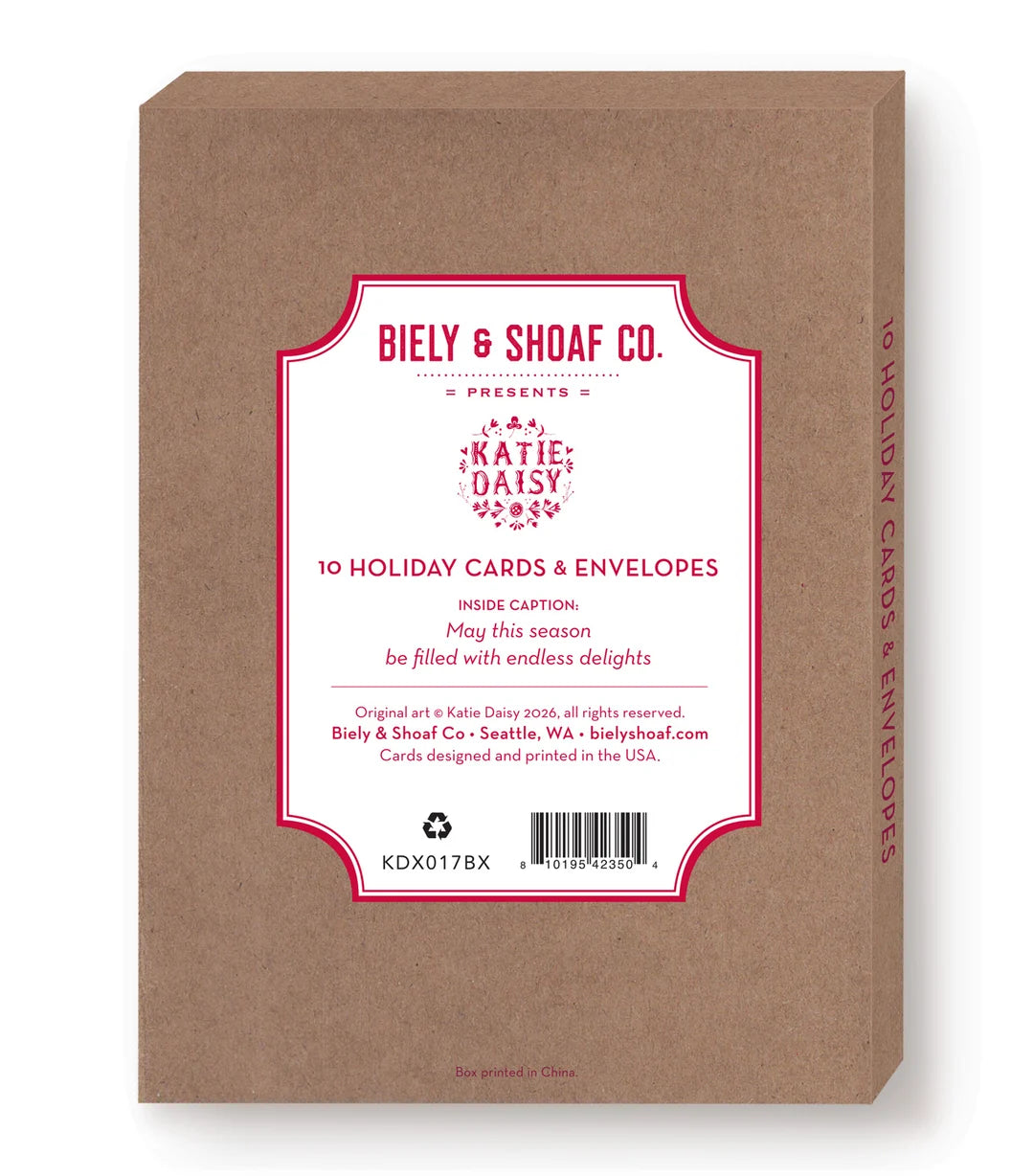 Holiday Wishes Book Stack Holiday Card Set