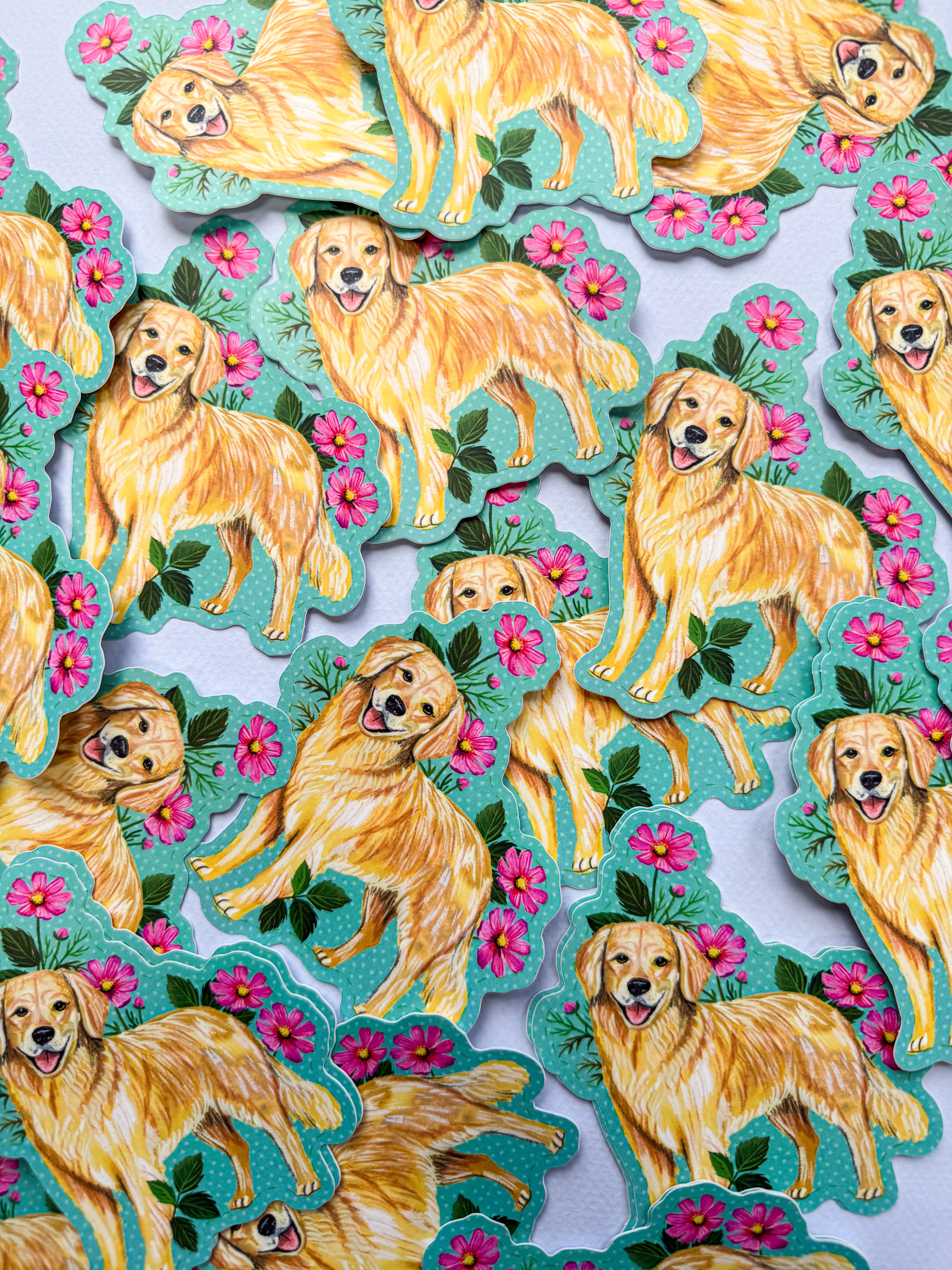Golden Retriever Sticker