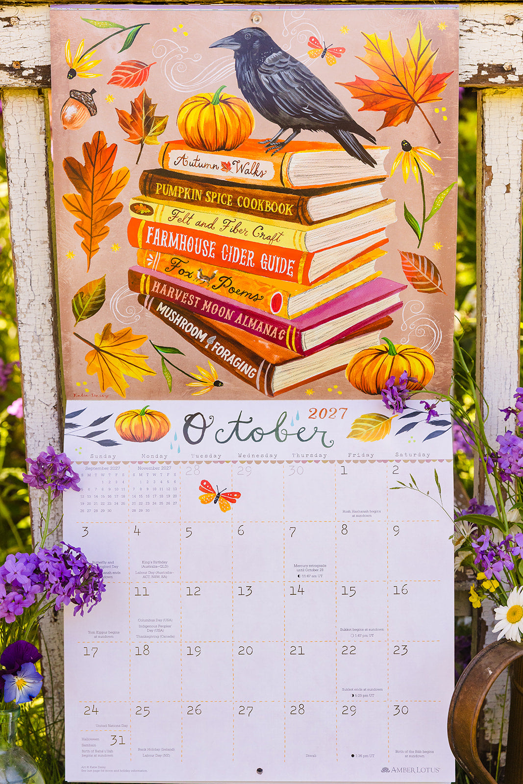2027 Wall Calendar by Katie Daisy