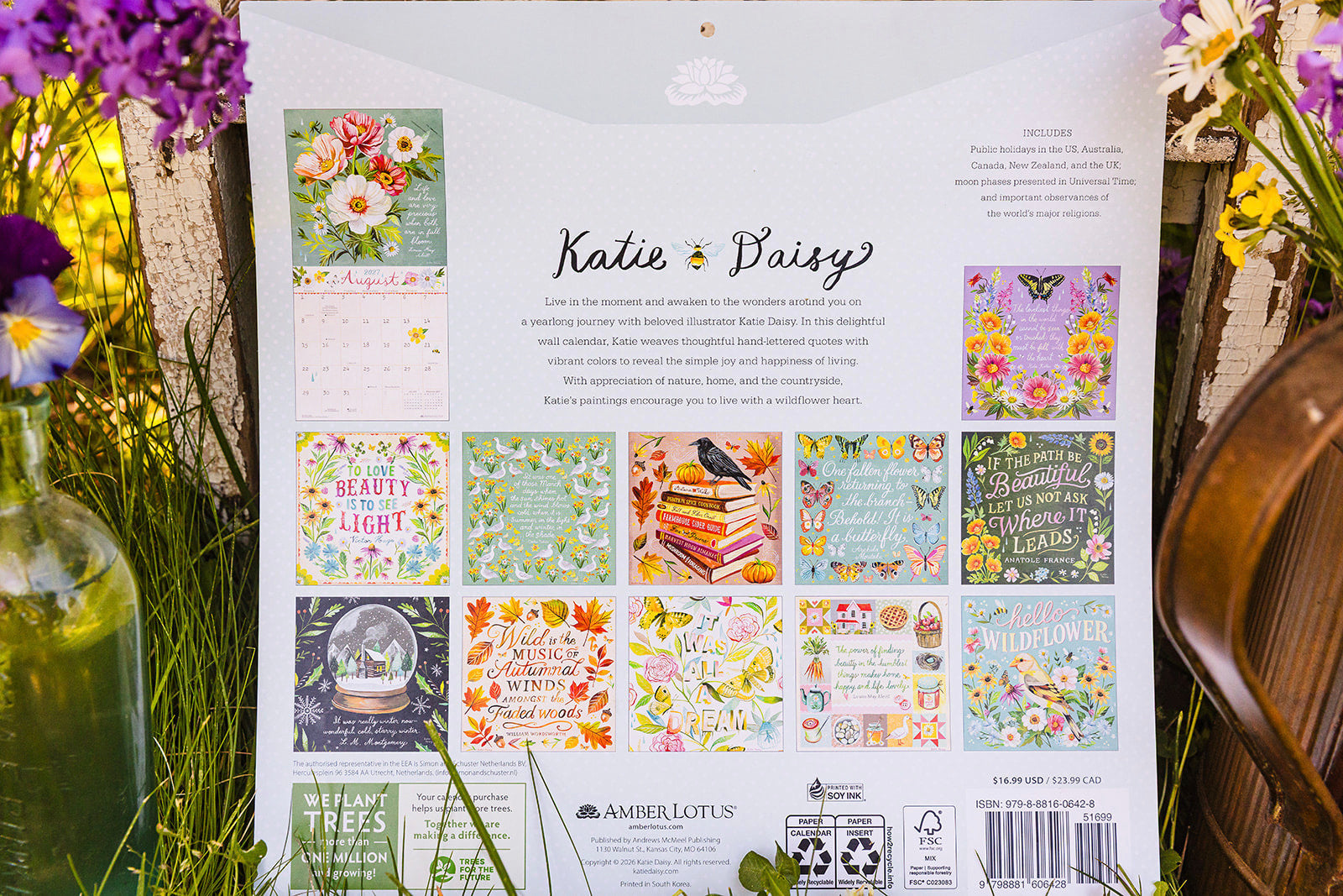2027 Wall Calendar by Katie Daisy