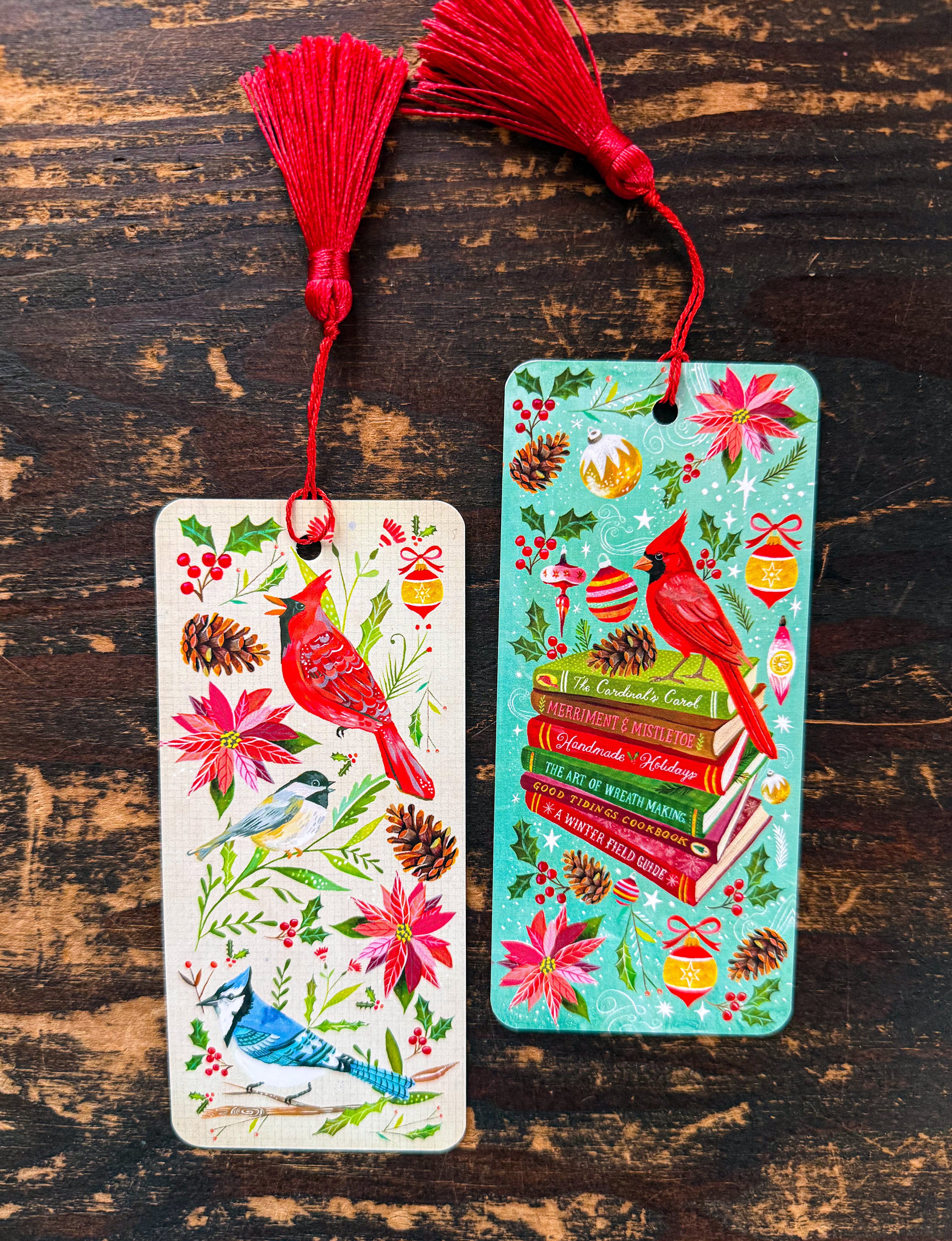 Winter Library Bookmark