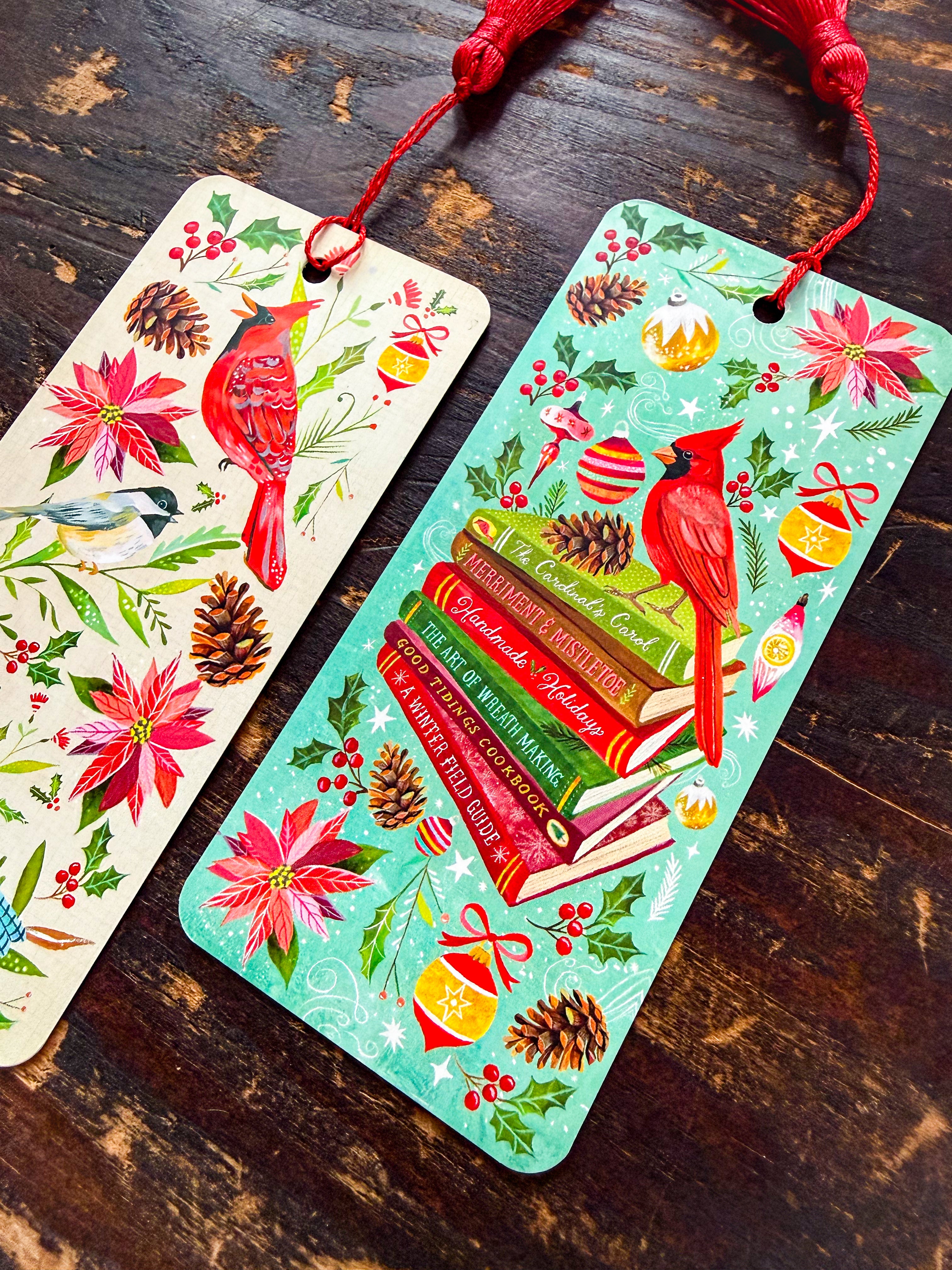 Winter Library Bookmark