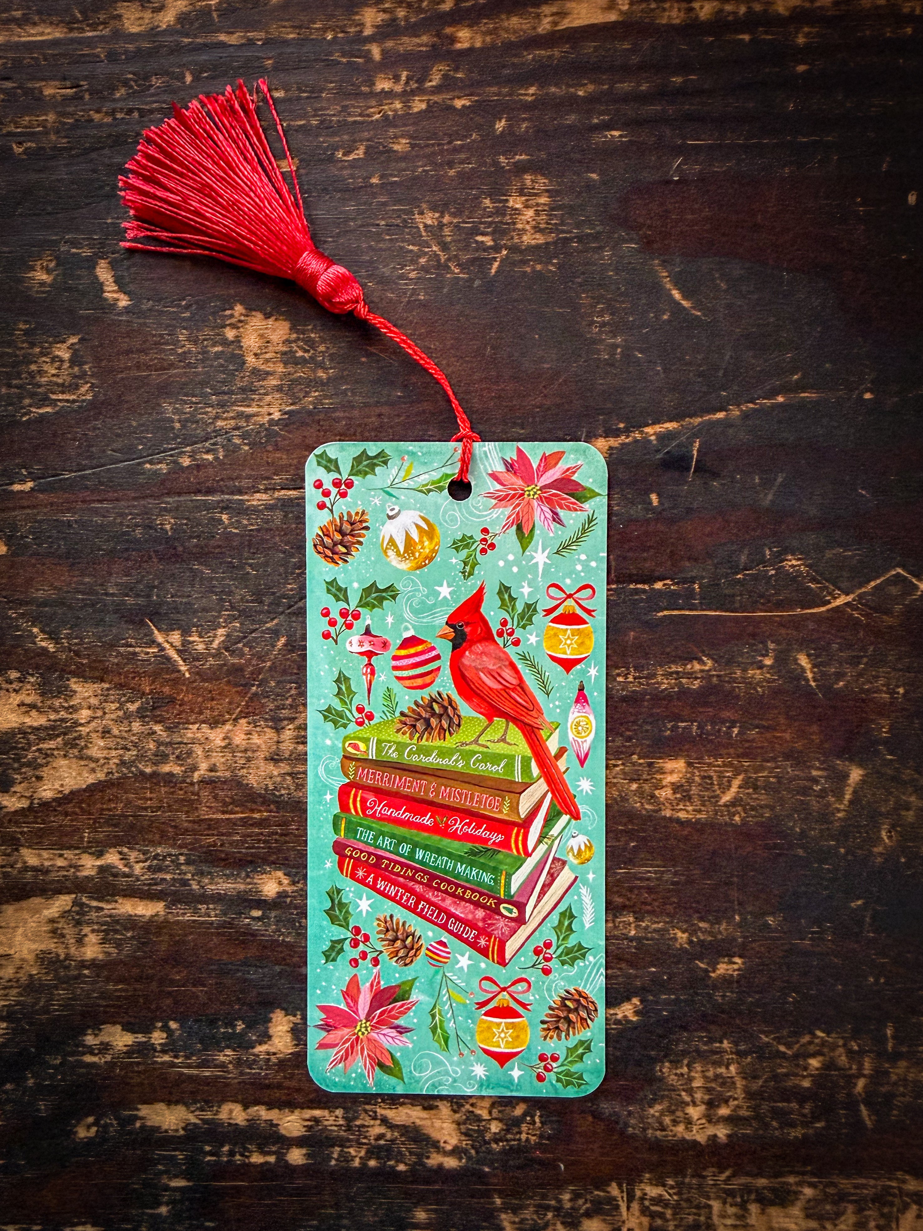 Winter Library Bookmark