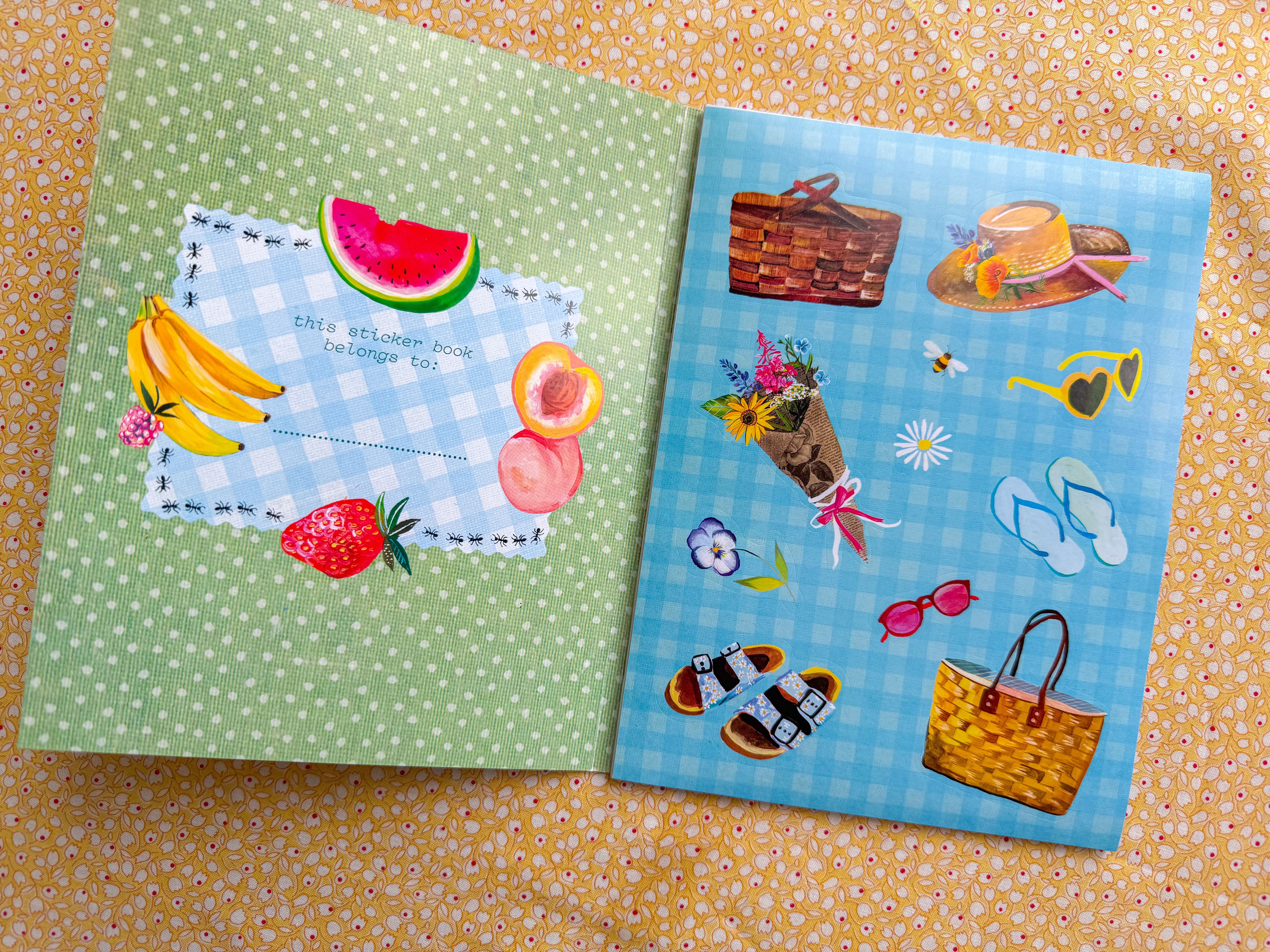 Wildflower Picnic Sticker Book