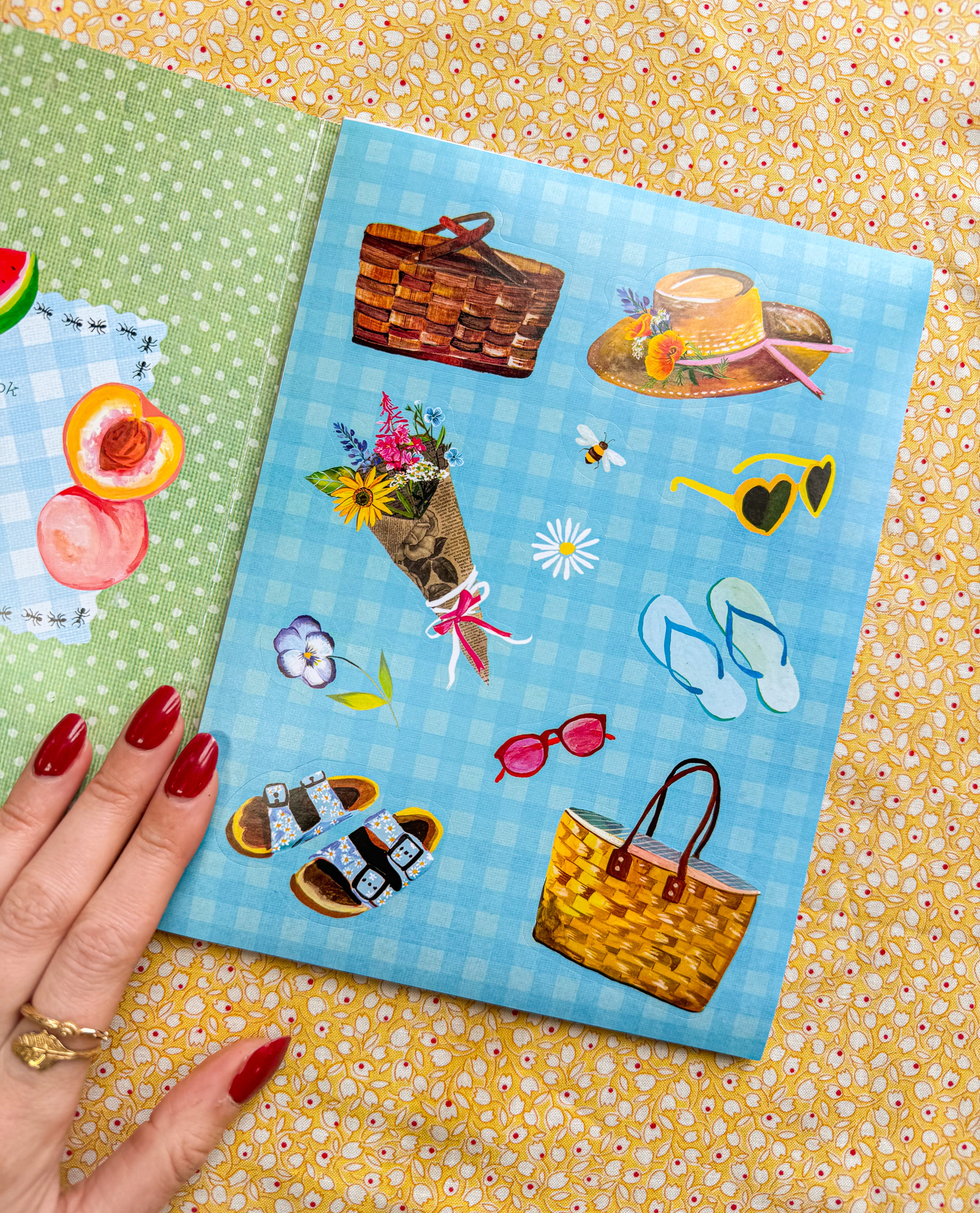 Wildflower Picnic Sticker Book