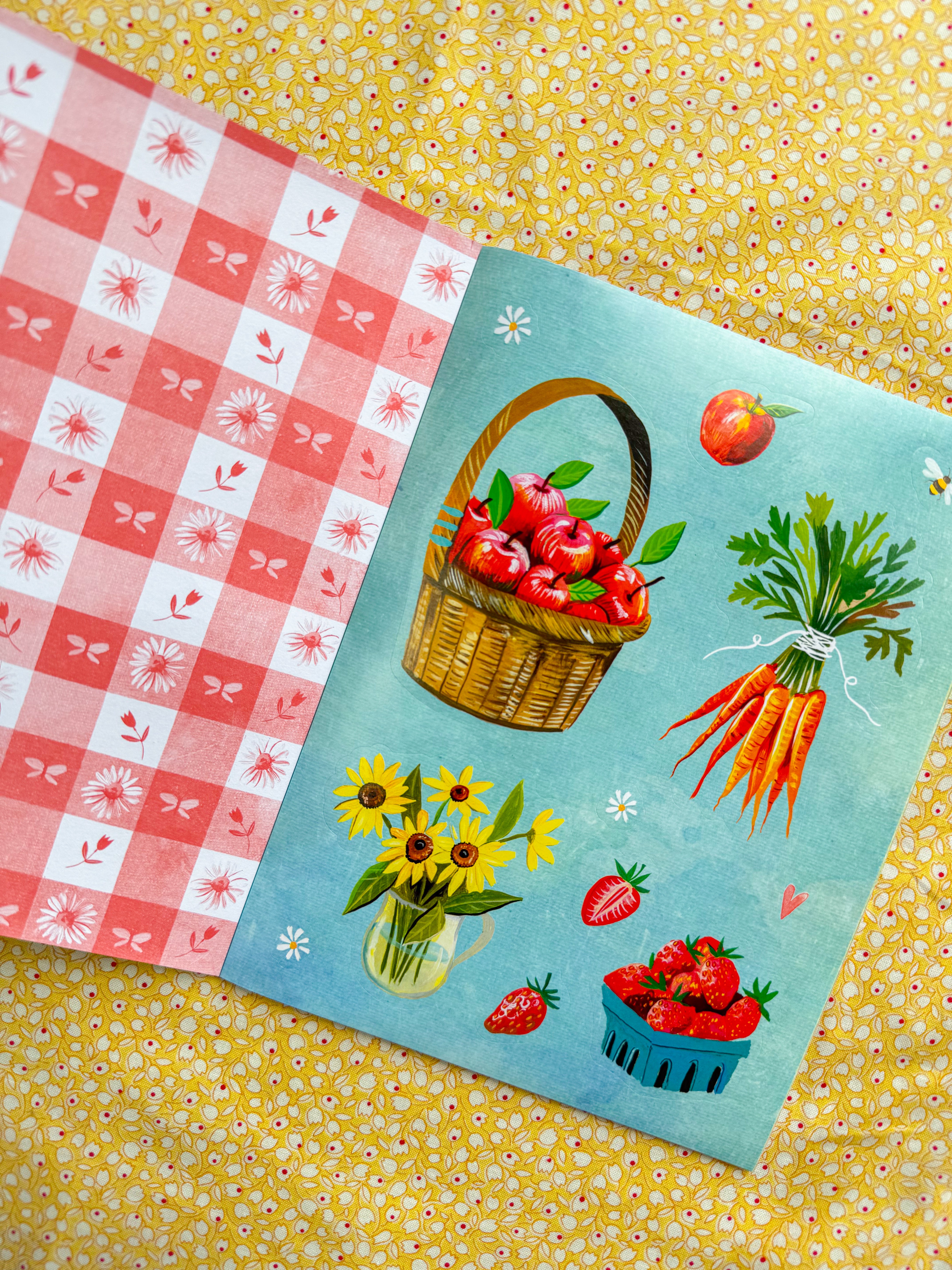Wildflower Picnic Sticker Book