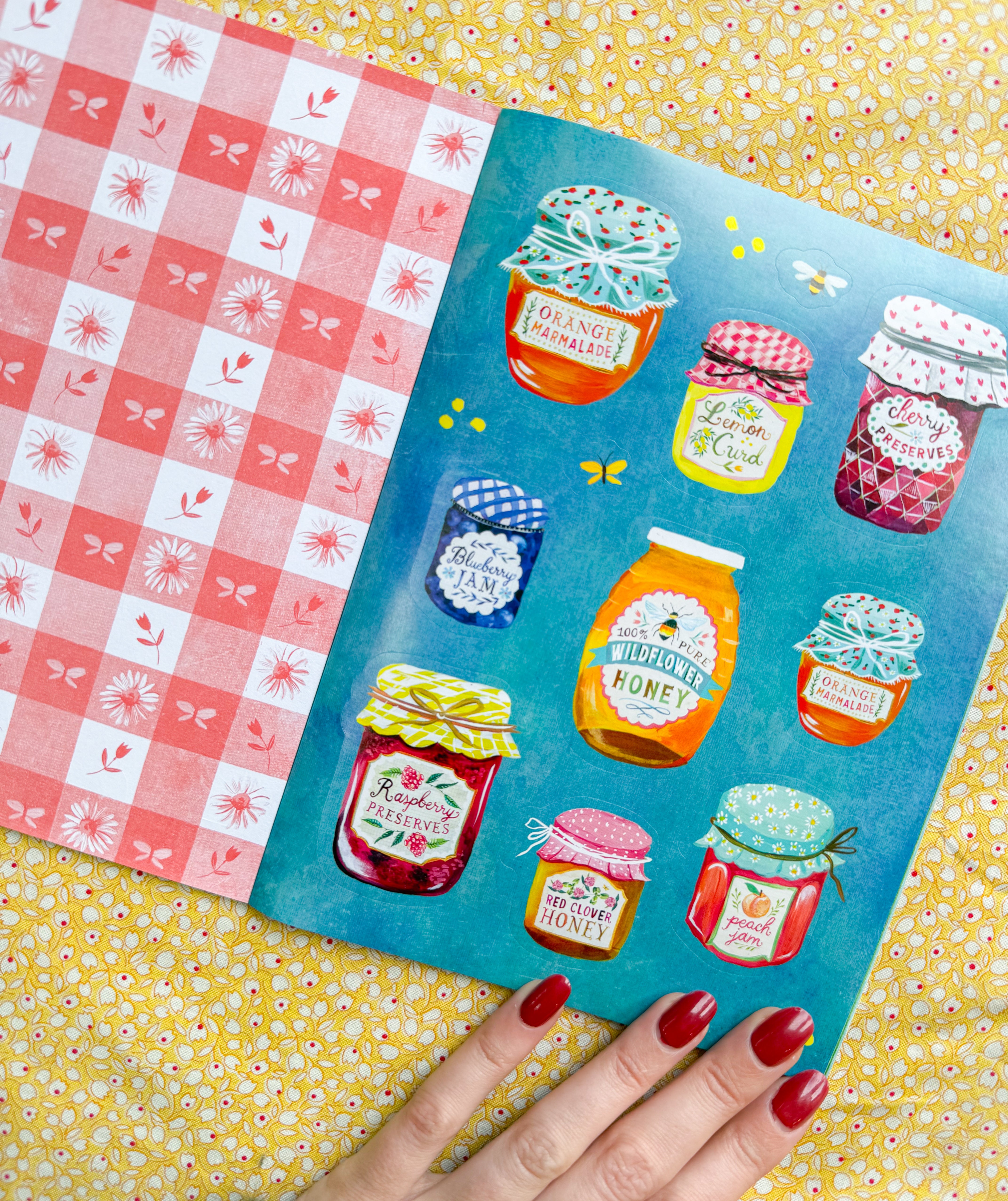 Wildflower Picnic Sticker Book