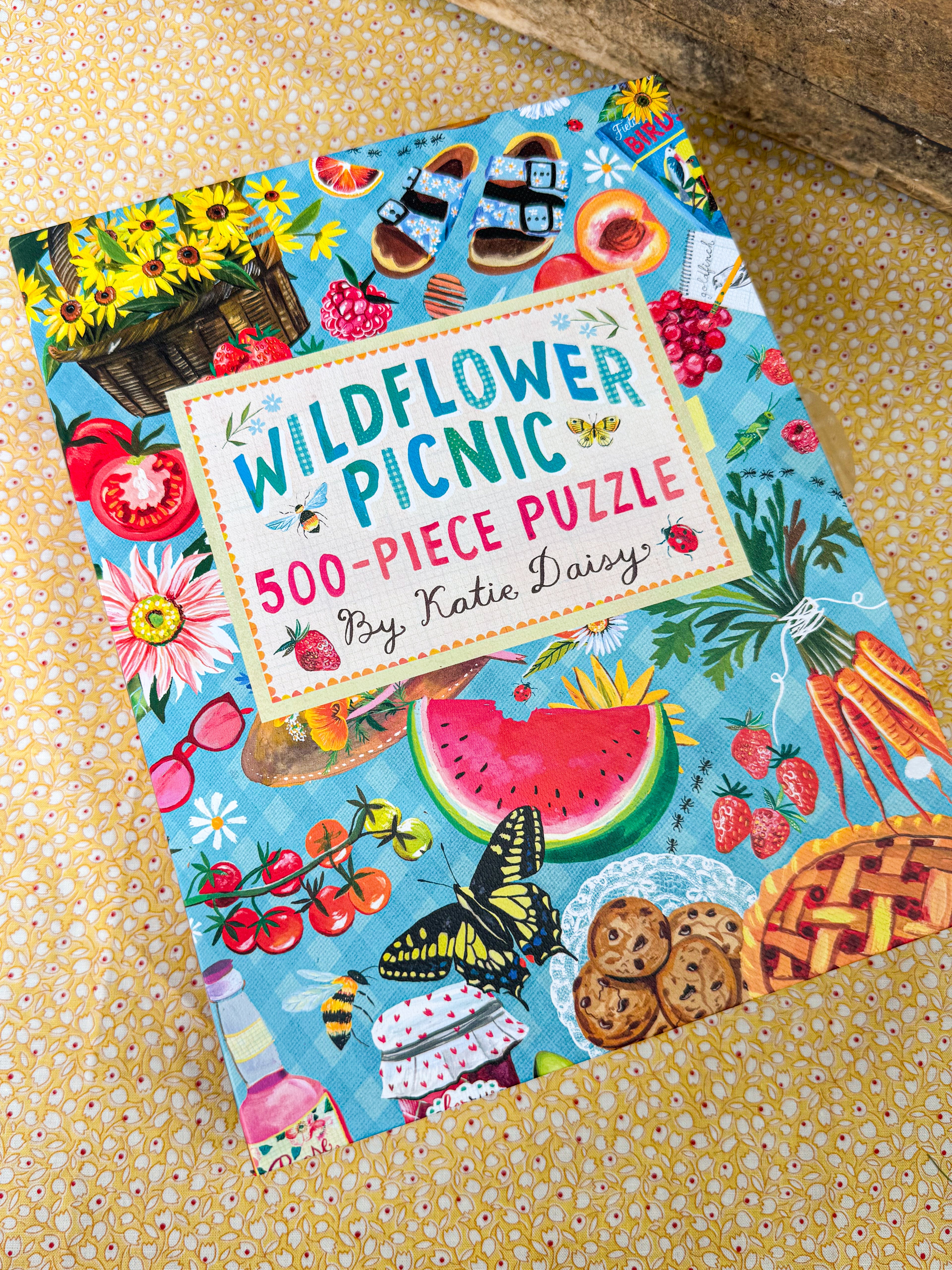 Wildflower Picnic 500-Piece Puzzle