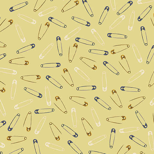 Safety Pins Light Yellow
