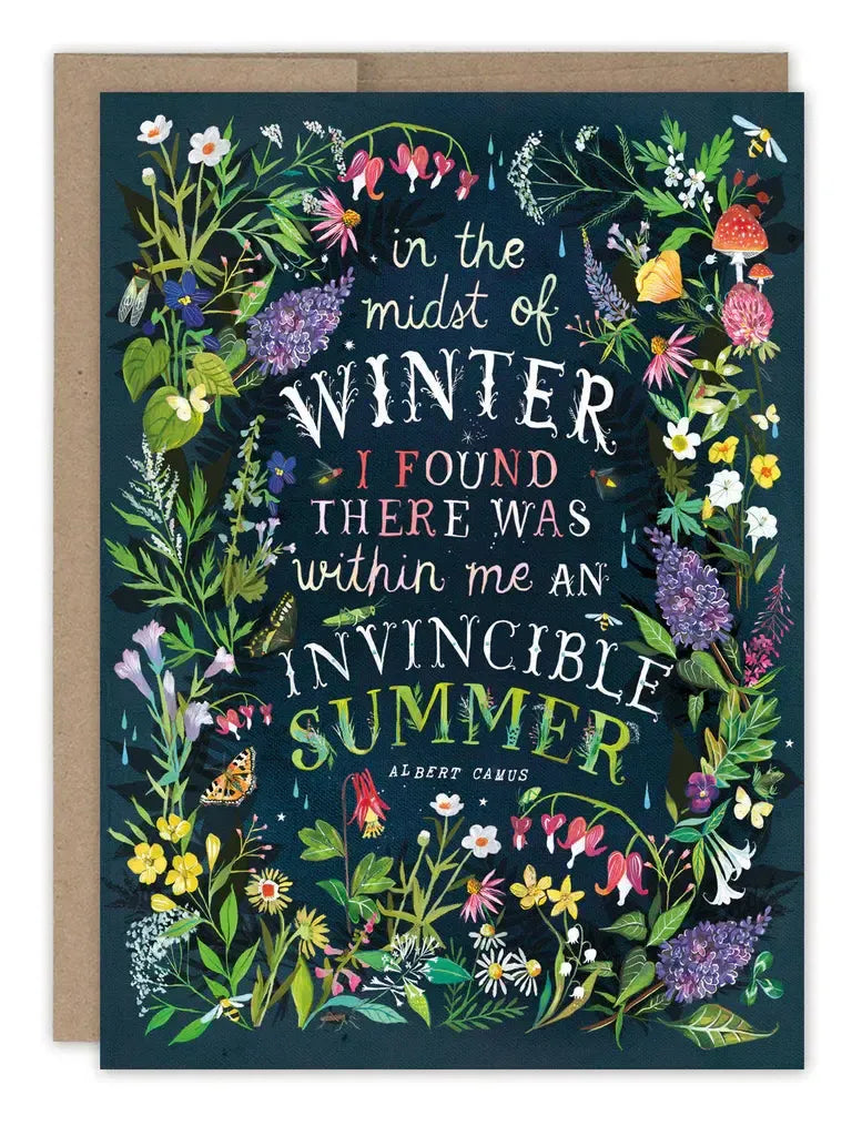 Invincible Summer - Blank Greeting Card