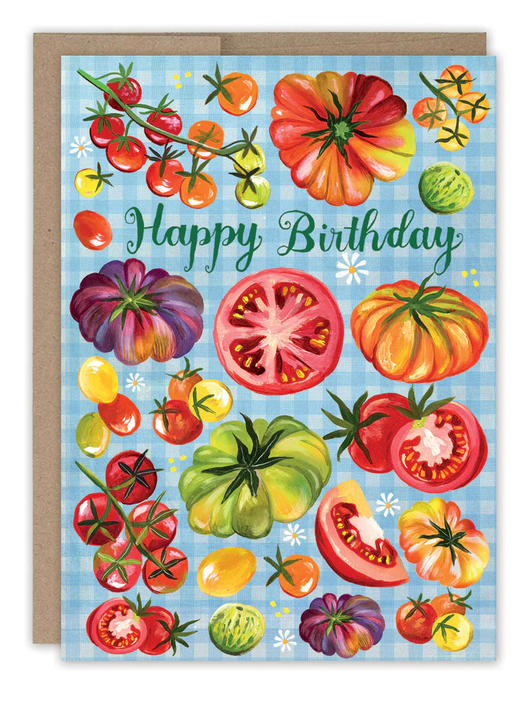 Tomatoes - Birthday Card