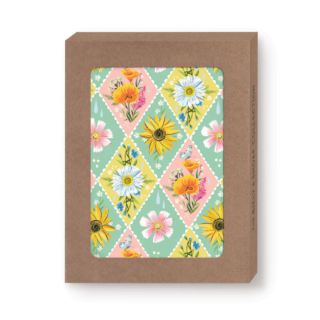 Diamond Pattern Notecard Set