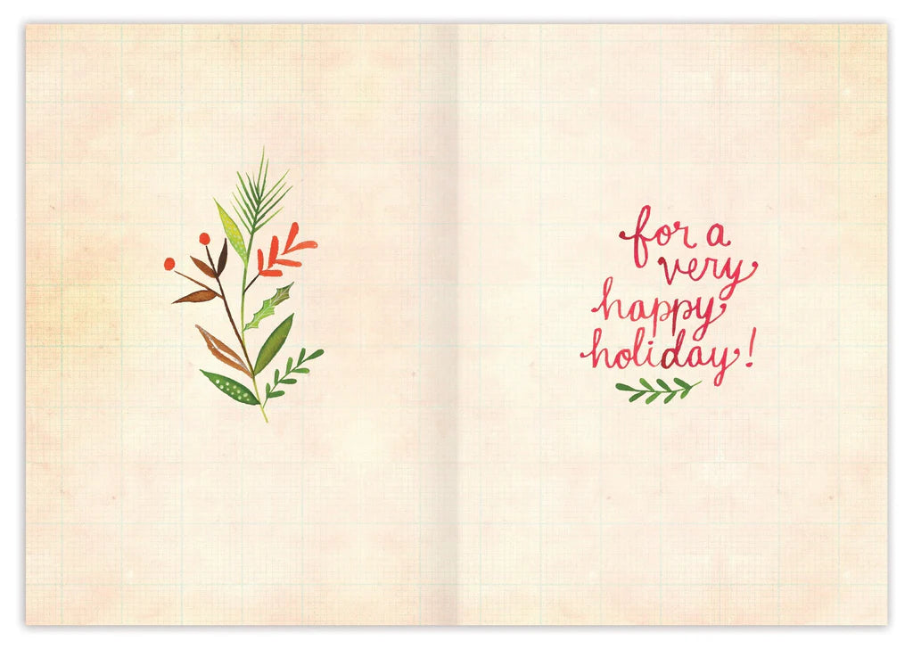 Winter Cabin Holiday Card