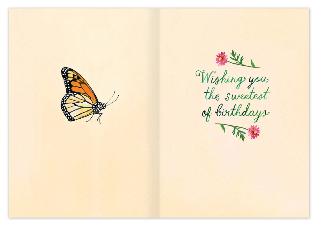 Monarch Butterfly Birthday Card