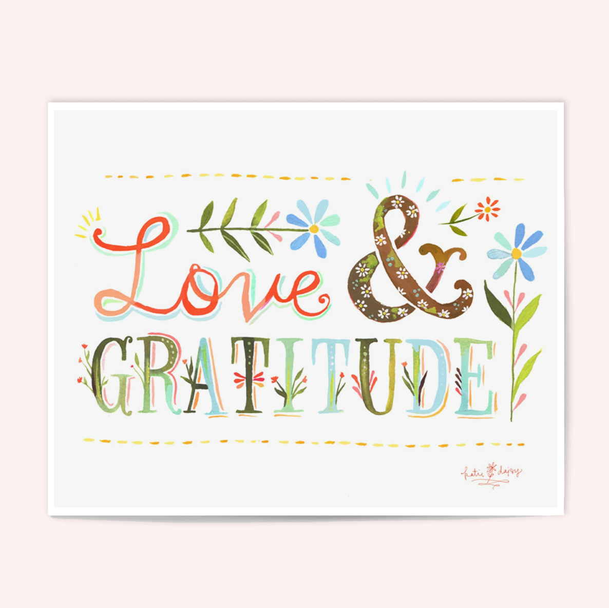 Love and Gratitude Art Print
