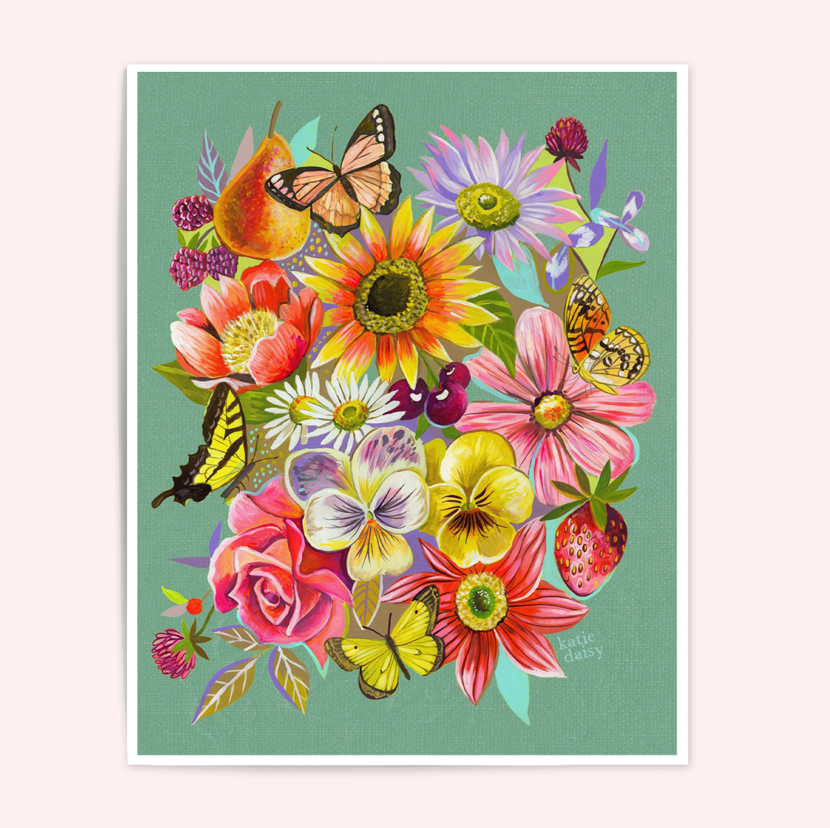 Bright Bouquet Art Print