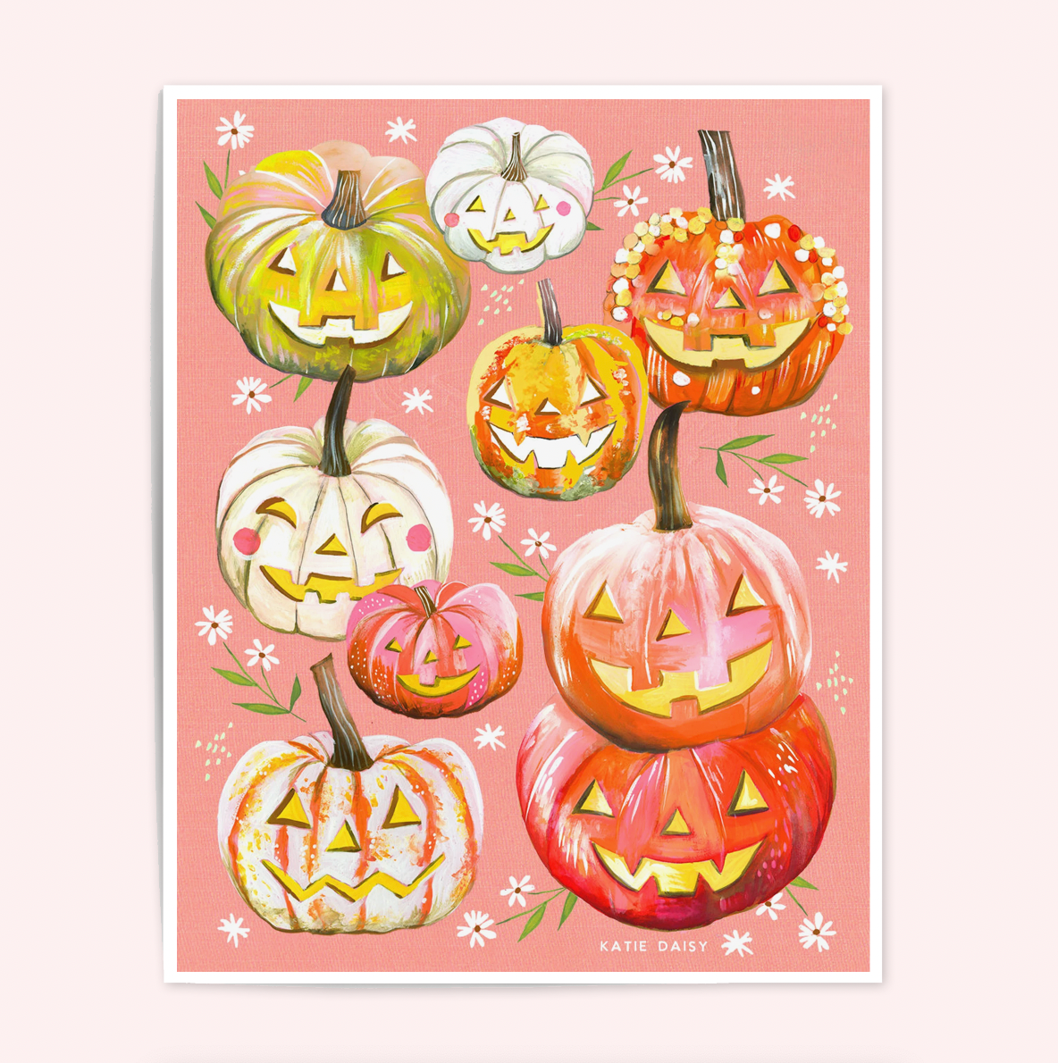 Jack-o-Lanterns Art Print