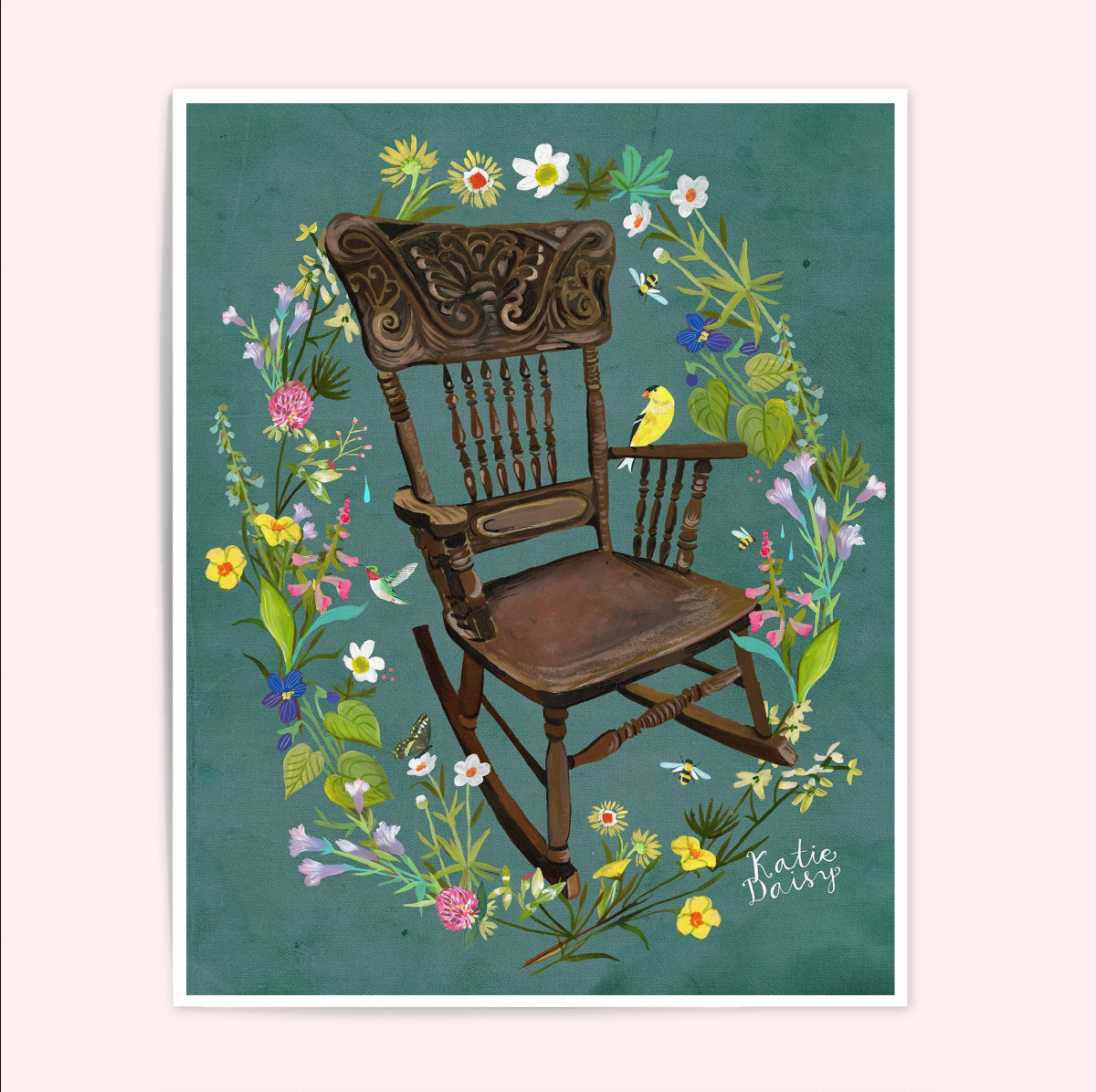 Rocking Chair Art Print