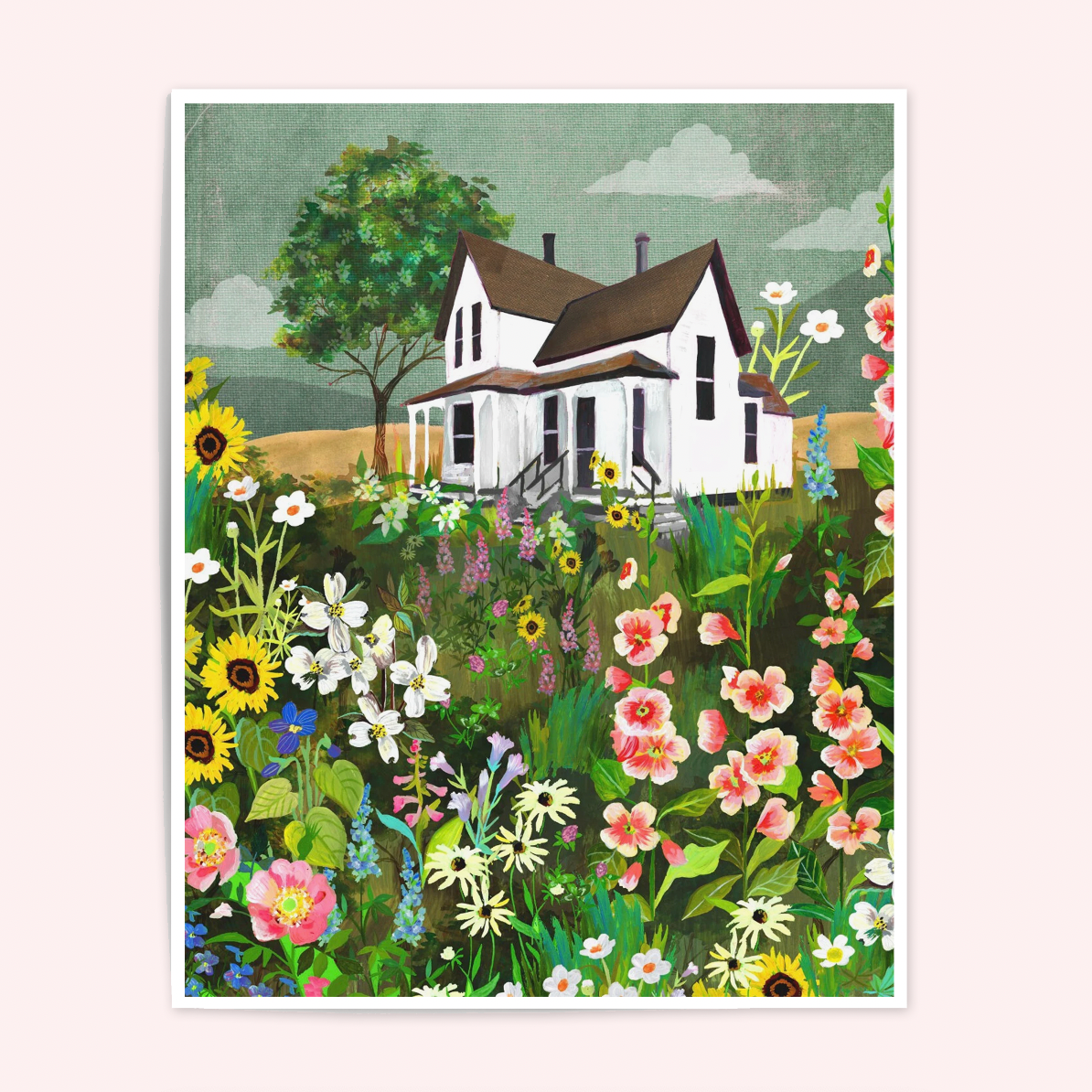 Meadow House Art Print
