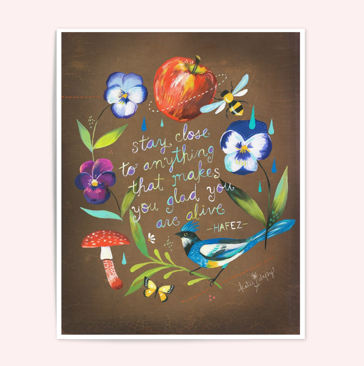 Stay Close Art Print