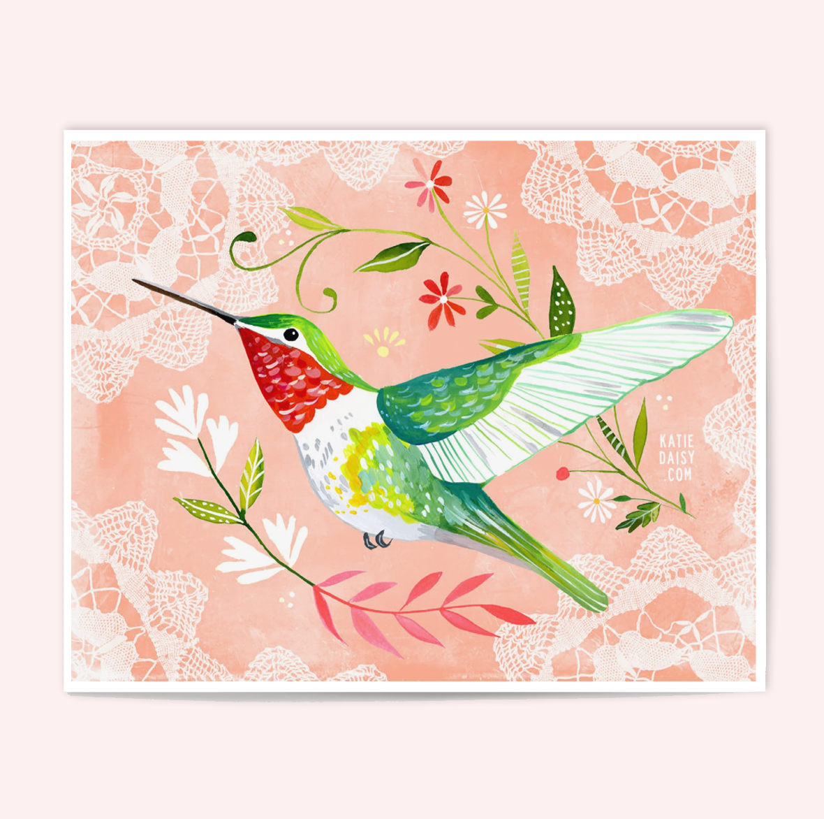 Hummingbird Art Print