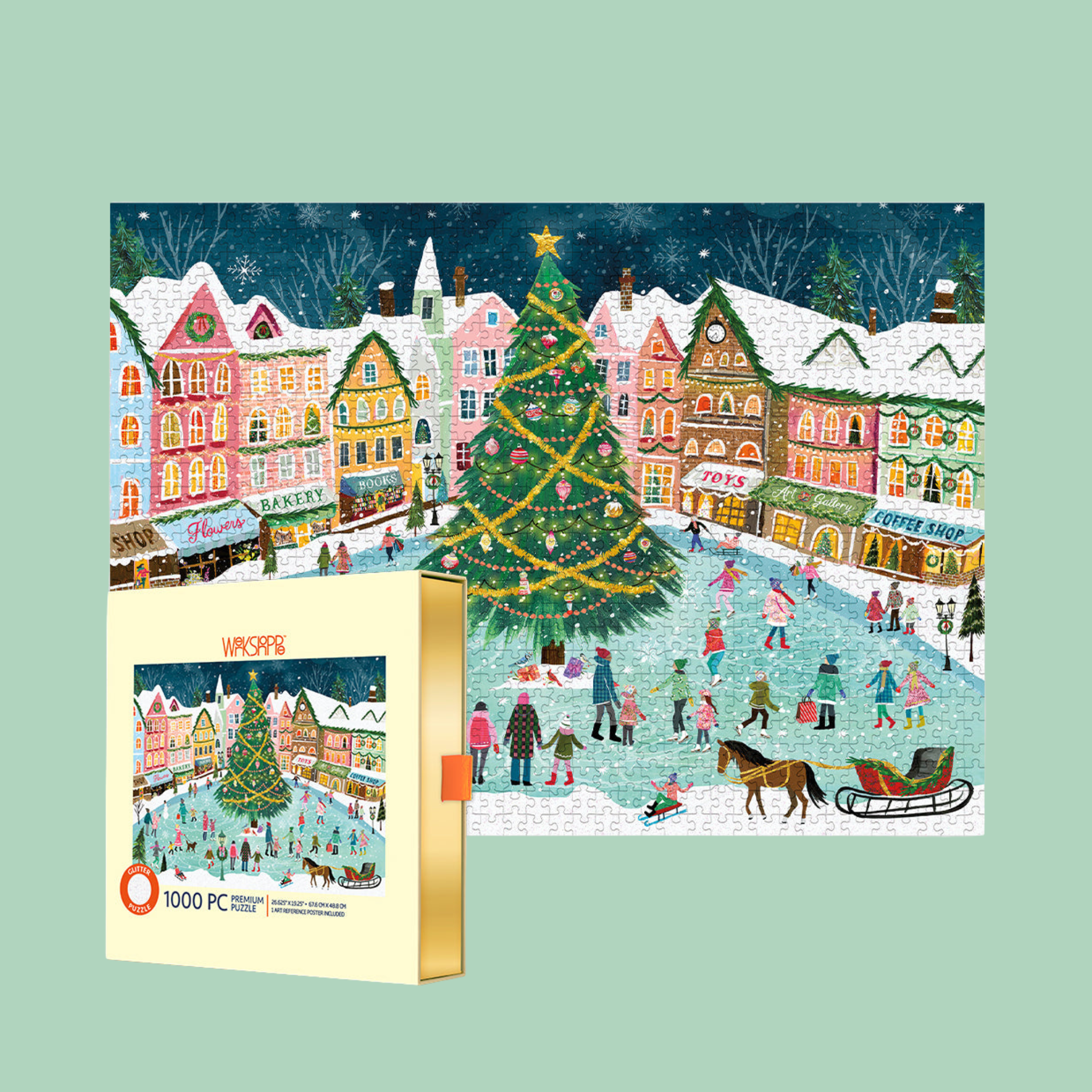 Town Square 1000 Piece Puzzle